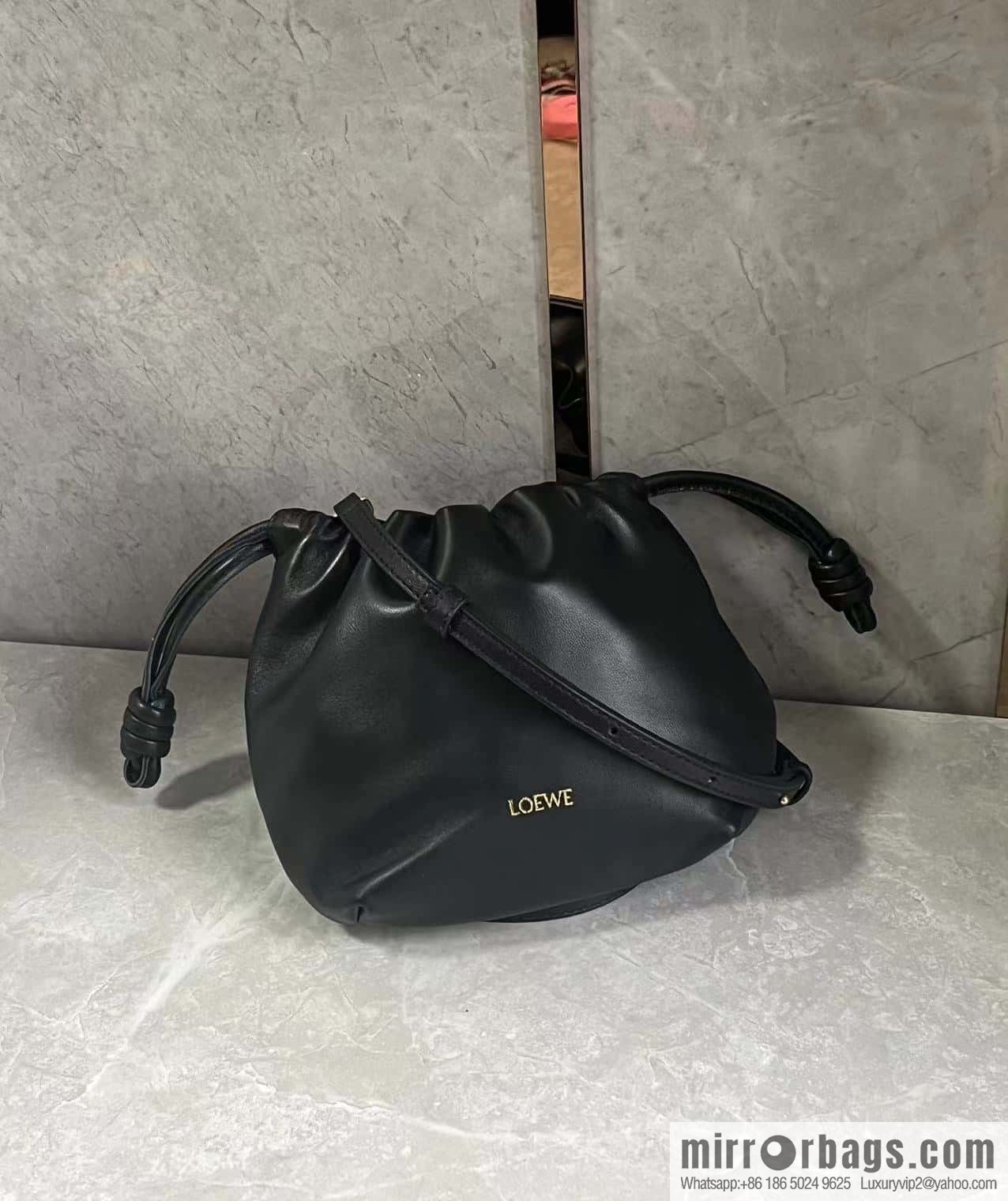 LOEWE new small purse lucky bag 0805 black 23CM