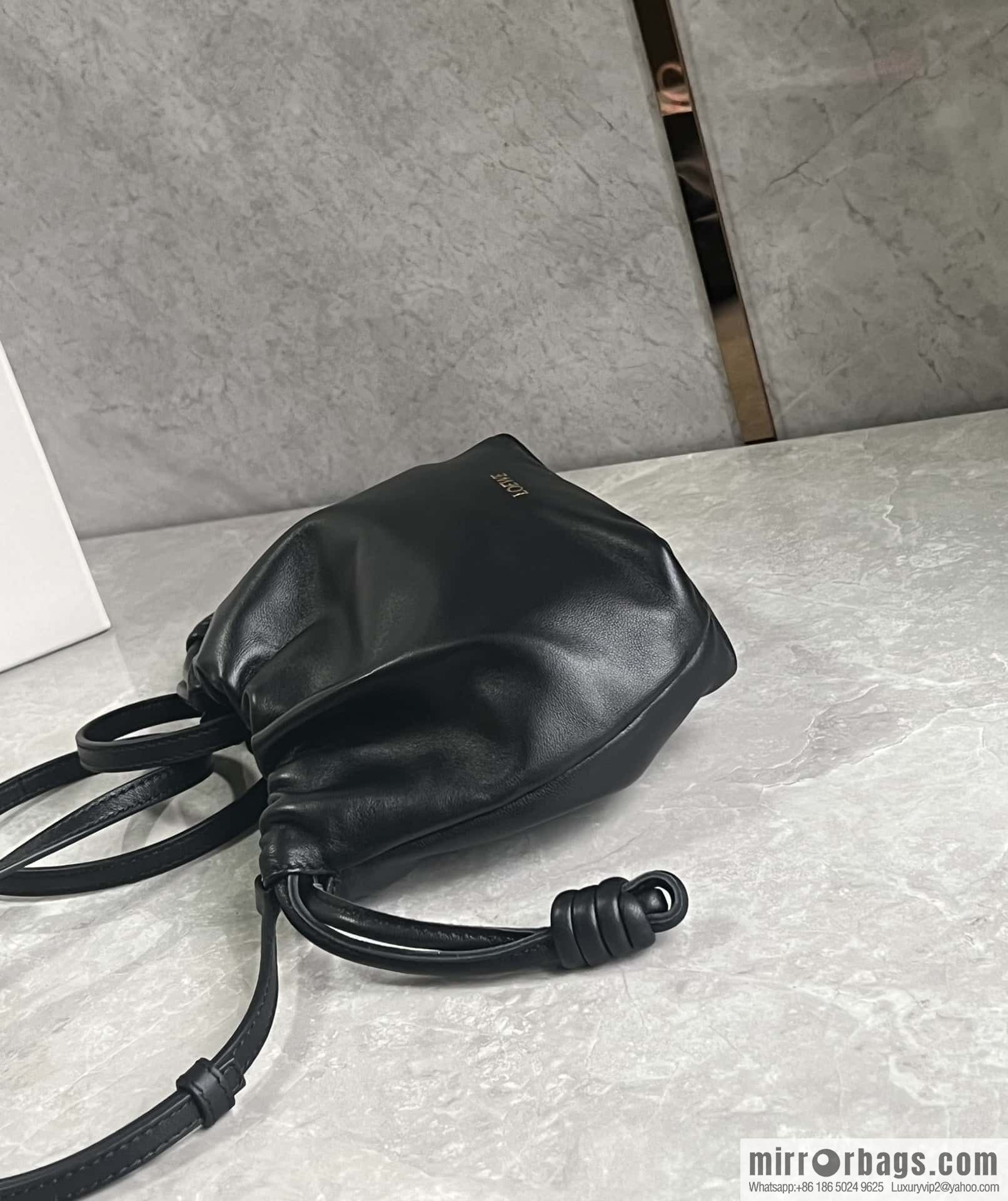 LOEWE new small purse lucky bag 0805 black 23CM