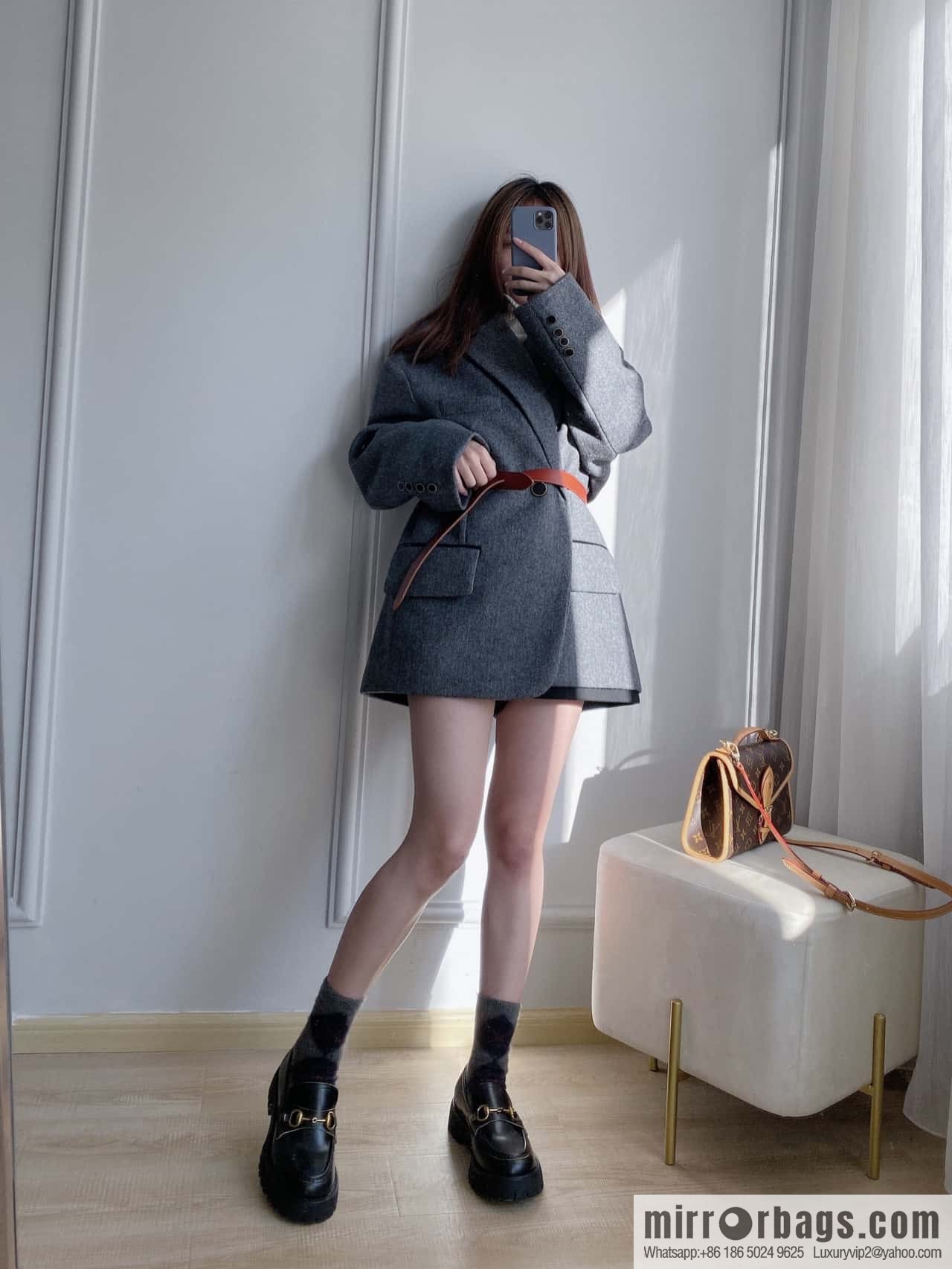 GUCCI Gucci Classic Little Bee Platform Loafers