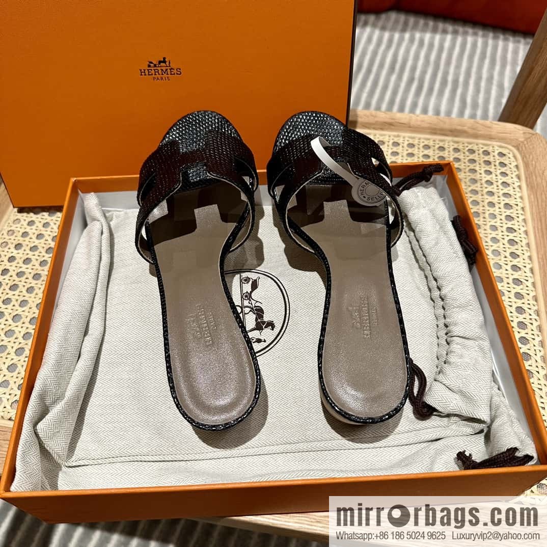 Hermès Lizard 🦎 slippers