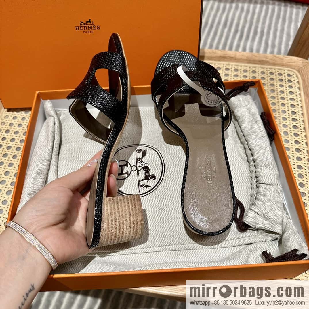 Hermès Lizard 🦎 slippers