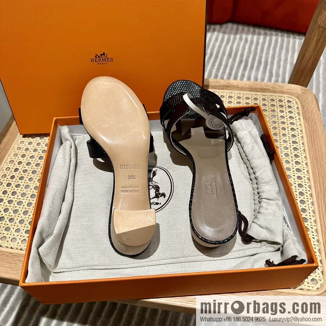 Hermès Lizard 🦎 slippers