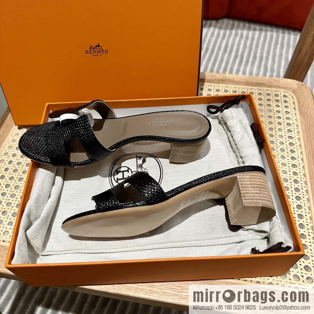 Hermès Lizard 🦎 slippers