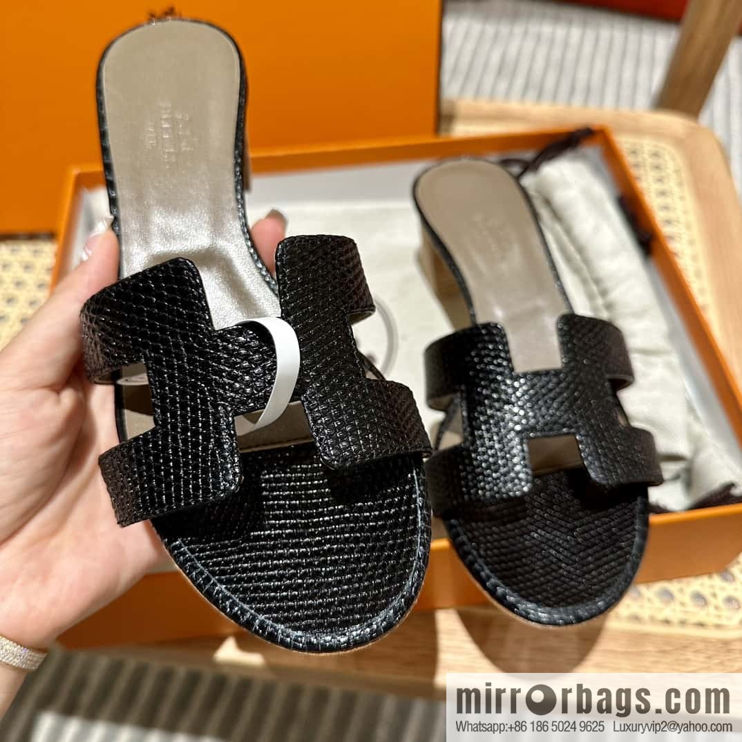 Hermès Lizard 🦎 slippers