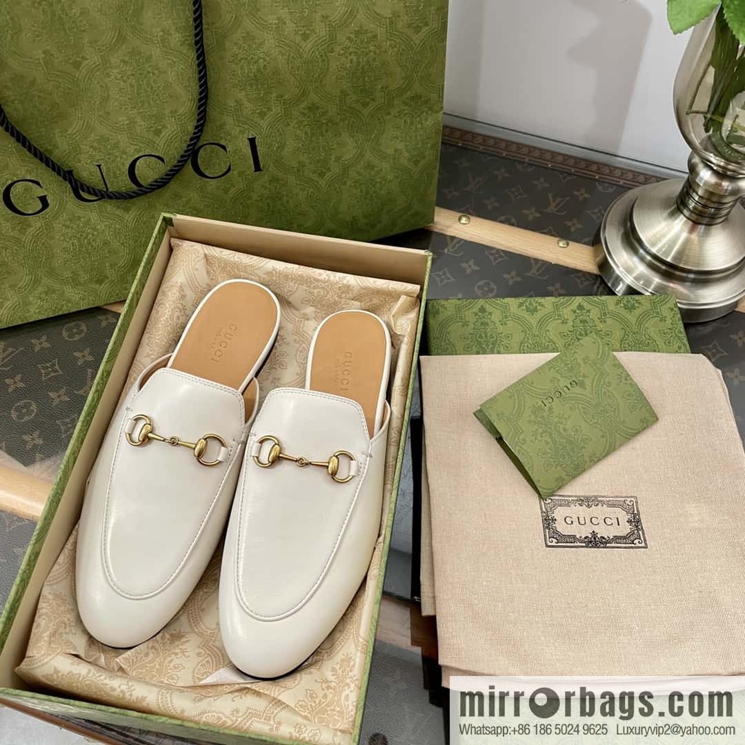 GUCCI horse buckle muller shoes half tray shoes
