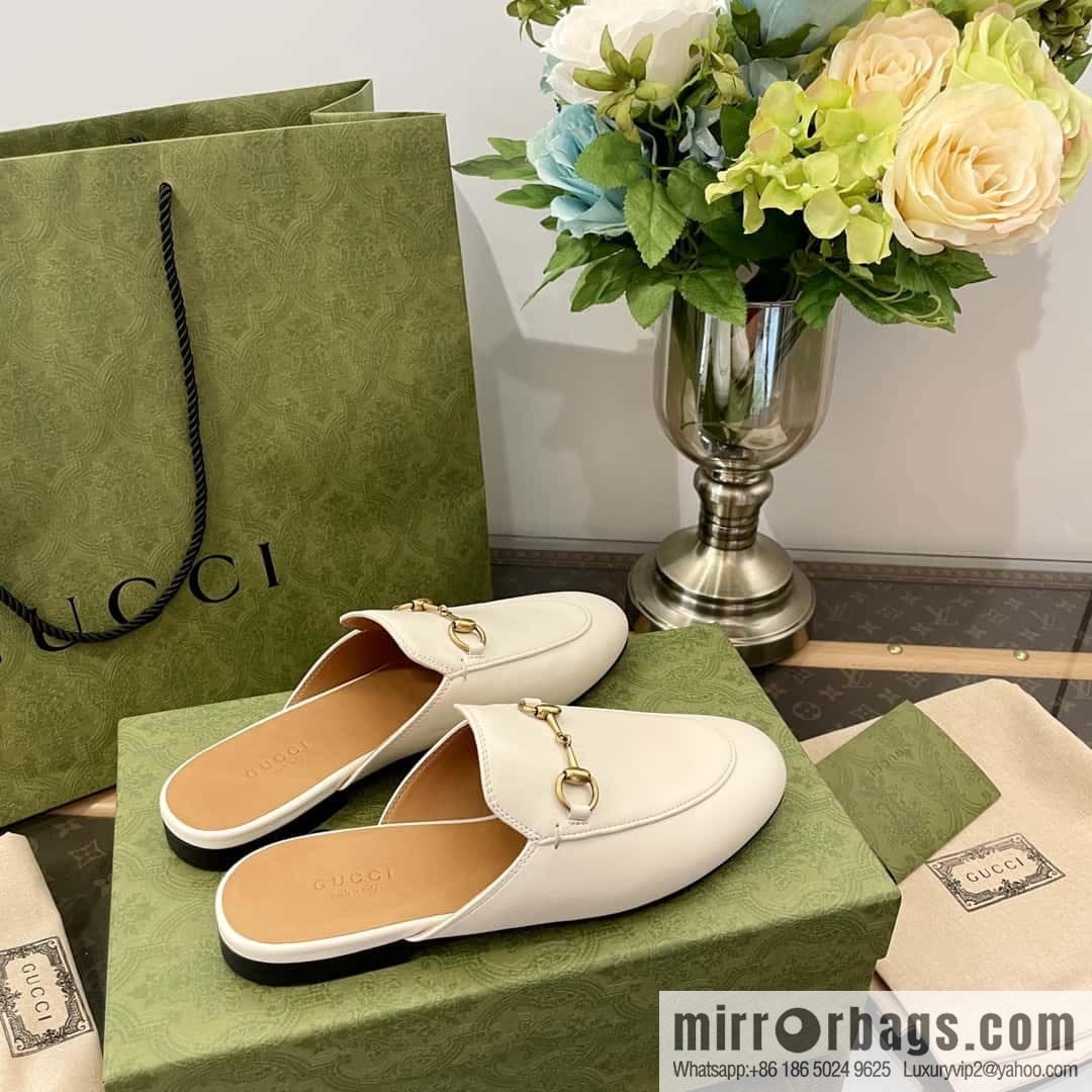 GUCCI horse buckle muller shoes half tray shoes