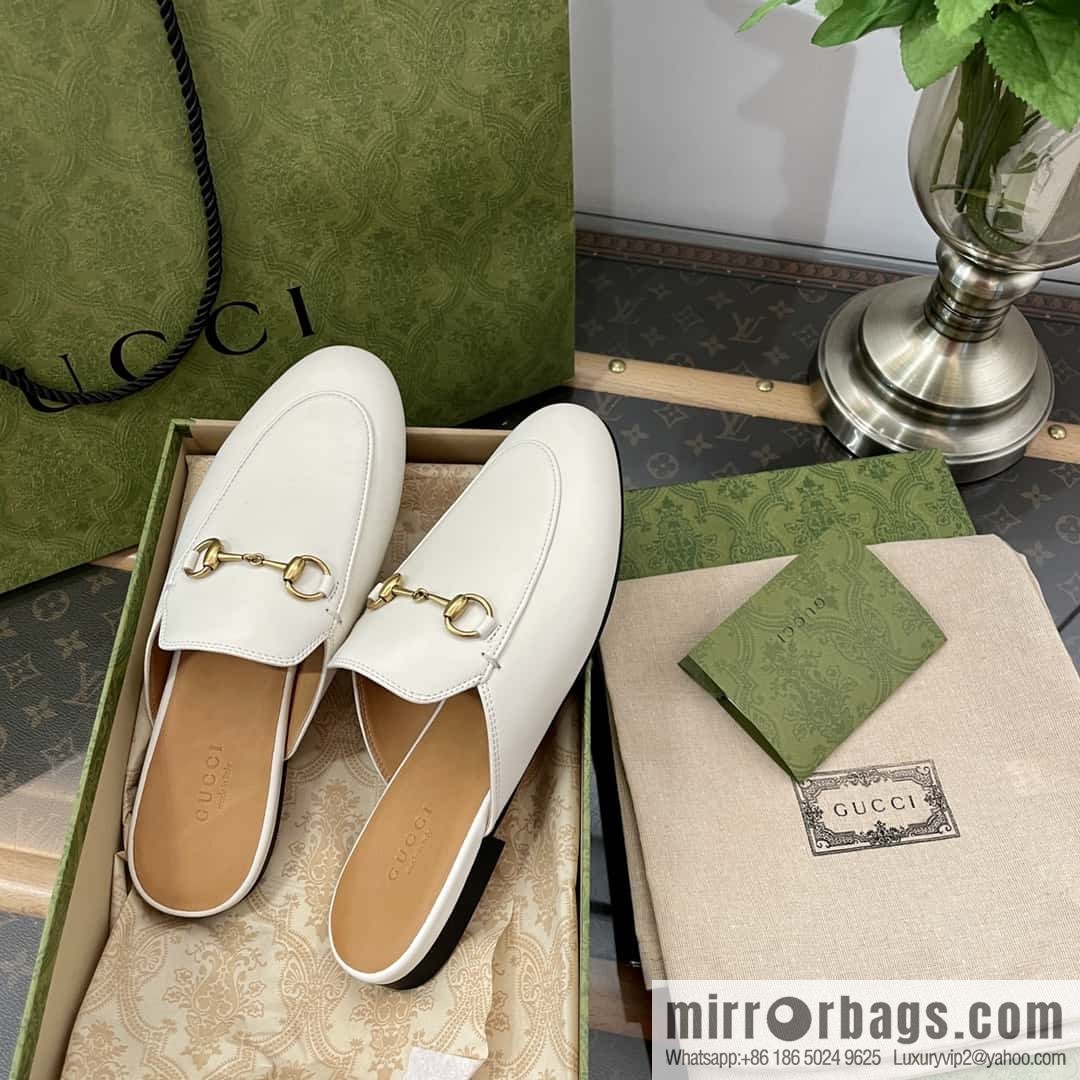 GUCCI horse buckle muller shoes half tray shoes
