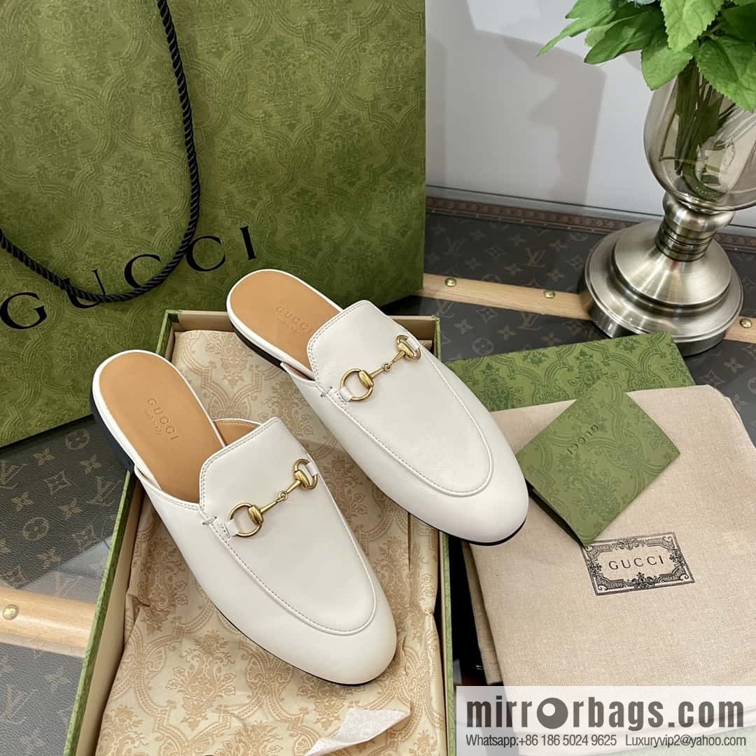 GUCCI horse buckle muller shoes half tray shoes