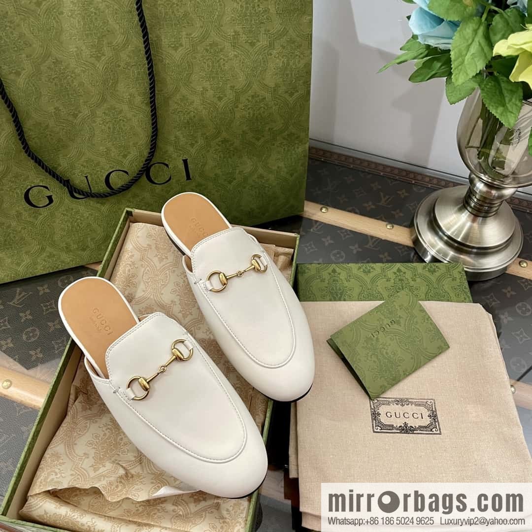 GUCCI horse buckle muller shoes half tray shoes