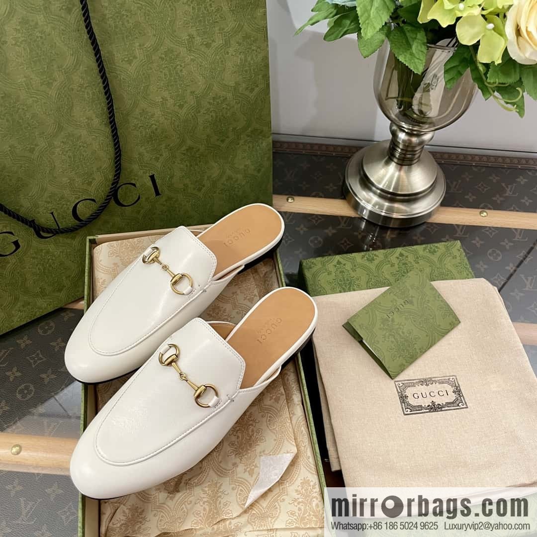 GUCCI horse buckle muller shoes half tray shoes