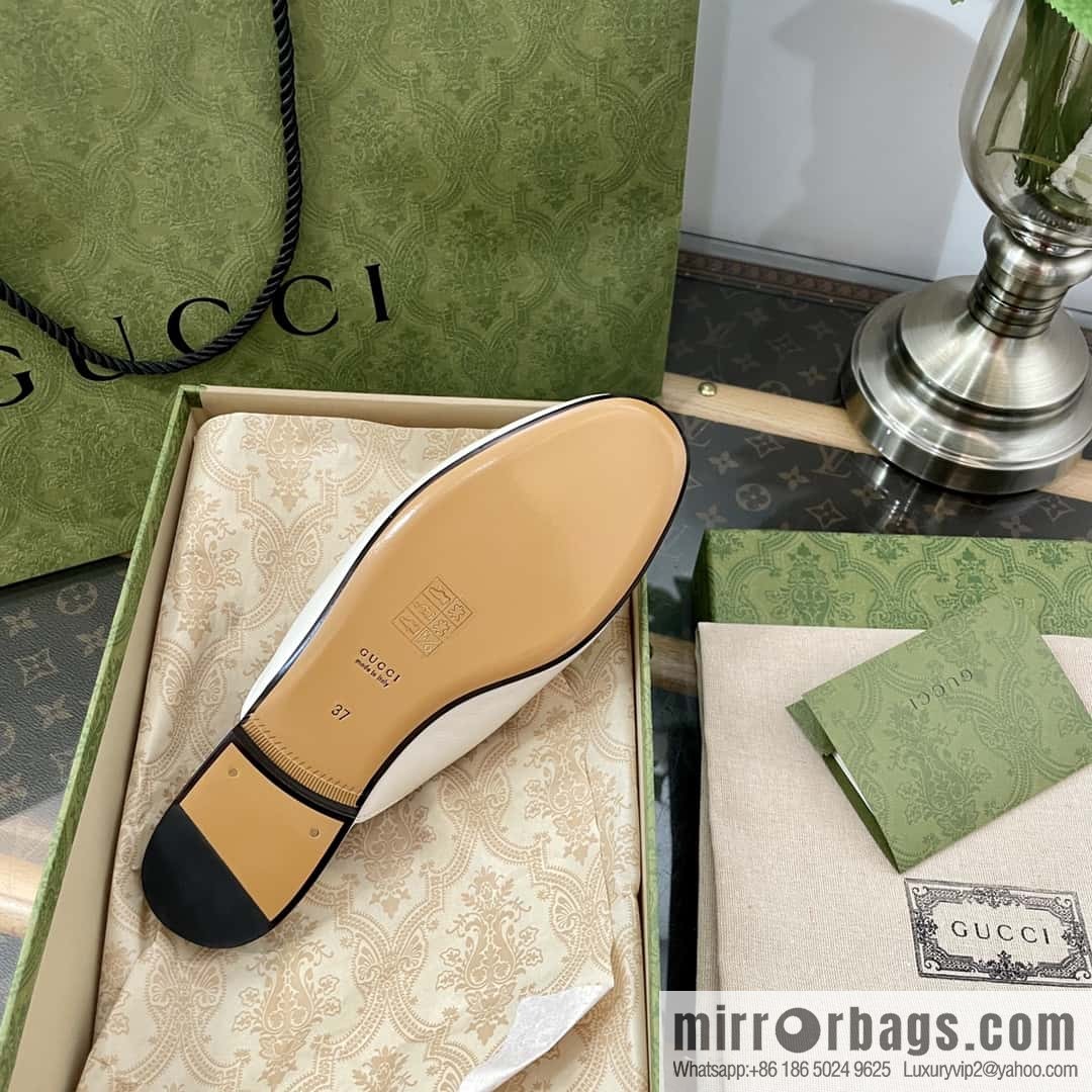 GUCCI horse buckle muller shoes half tray shoes
