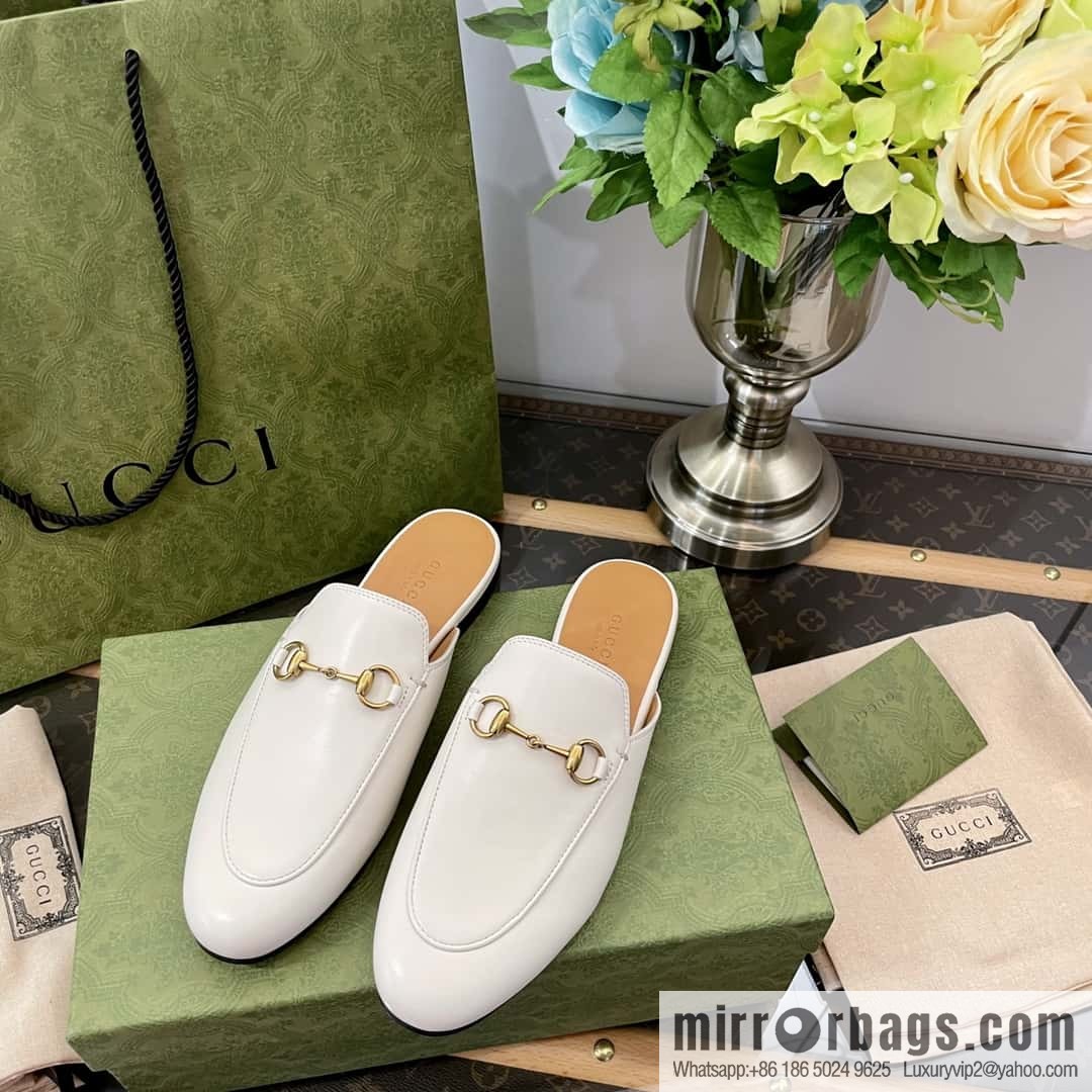 GUCCI horse buckle muller shoes half tray shoes