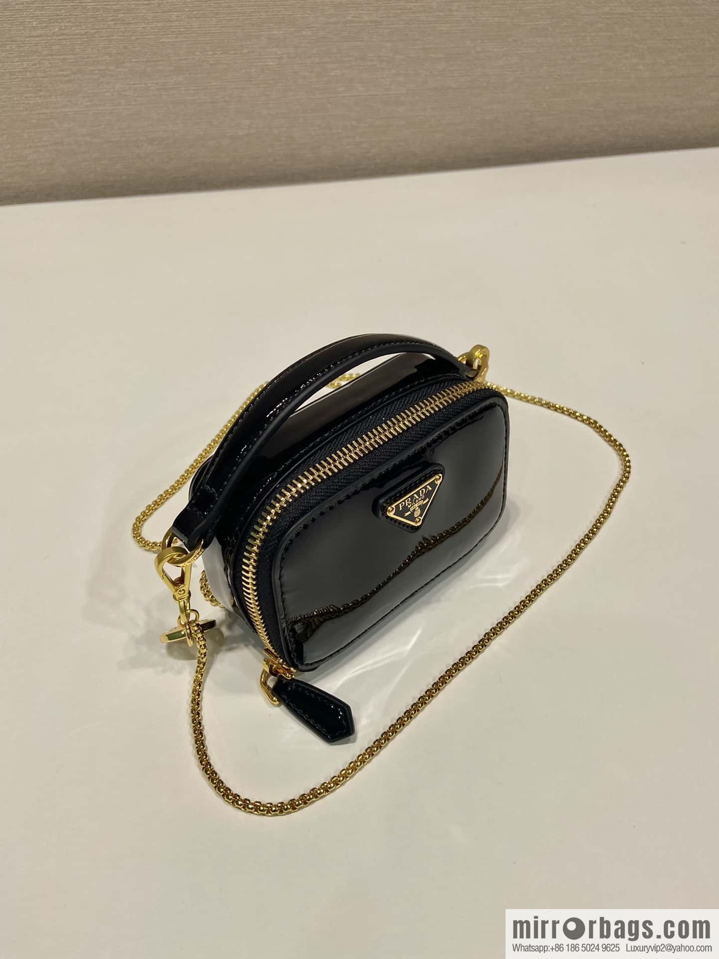 PRADA 🎉 mini small oblique span bag 🎉 1NR025 mini 🎉🎉 black