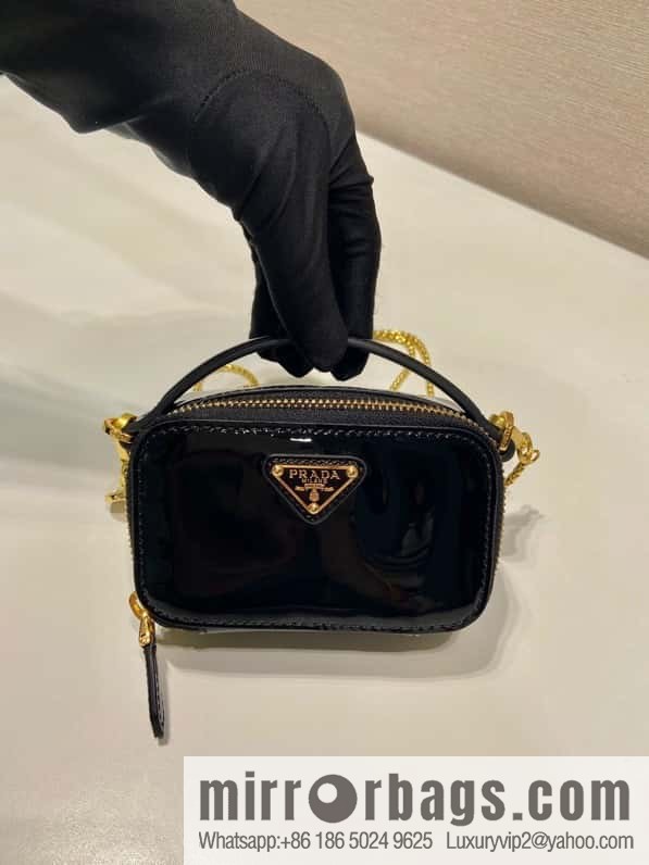 PRADA 🎉 mini small oblique span bag 🎉 1NR025 mini 🎉🎉 black