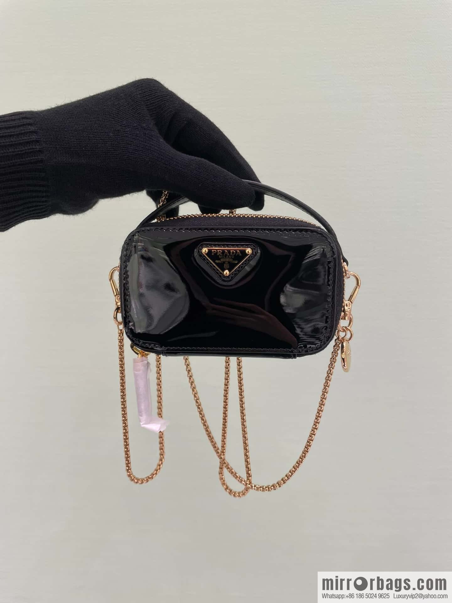 PRADA 🎉 mini small oblique span bag 🎉 1NR025 mini 🎉🎉 black