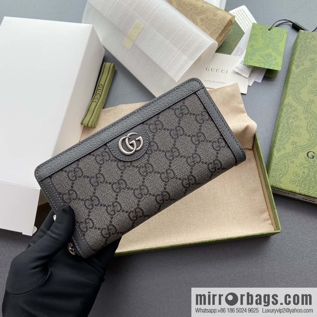 GUCCI G Ophida series full zipper wallet 706844