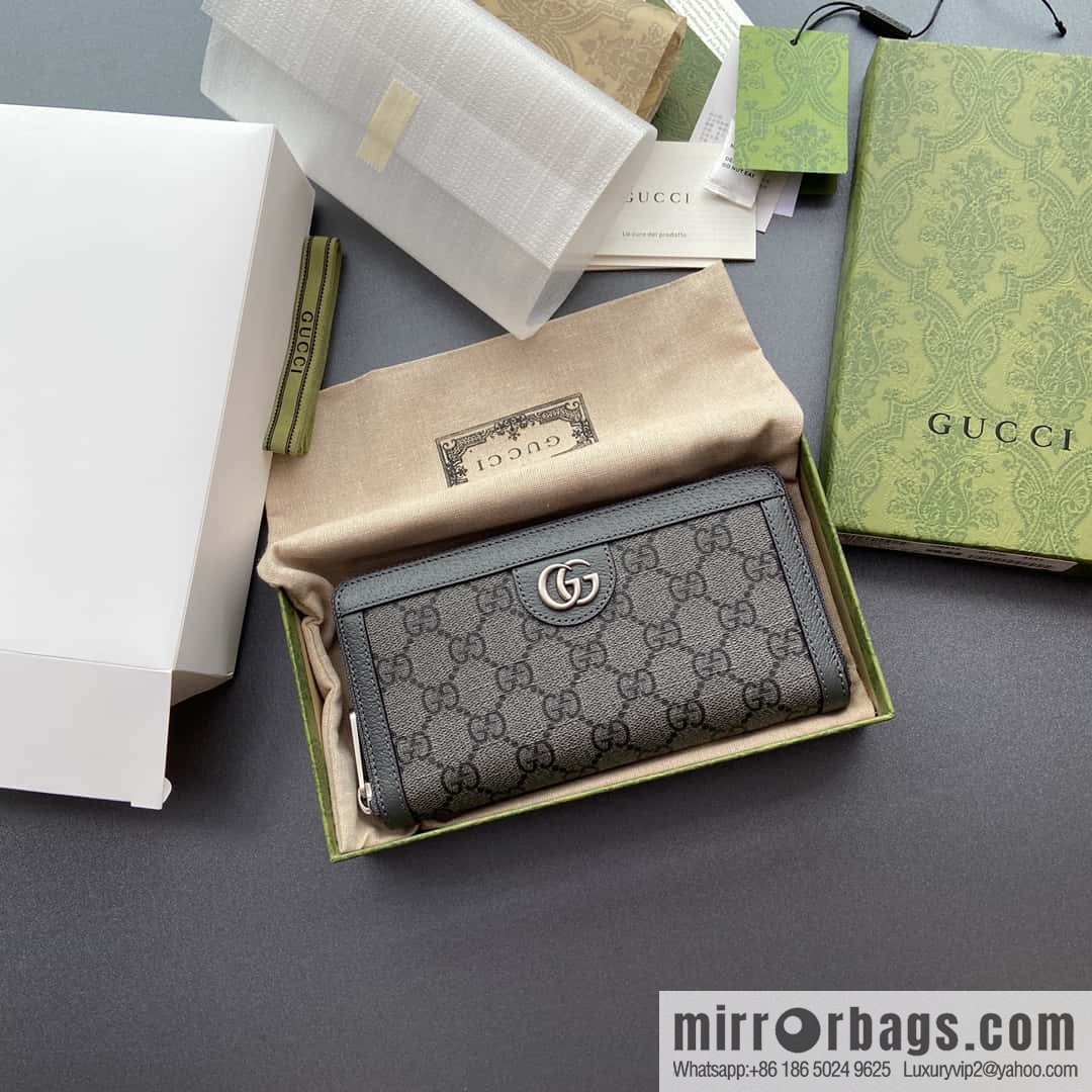 GUCCI G Ophida series full zipper wallet 706844