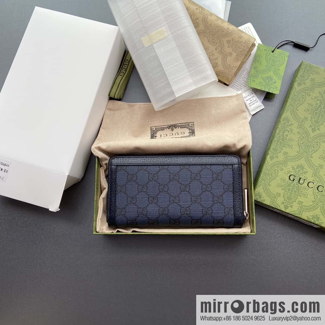 GUCCI G Ophida series full zipper wallet 706844