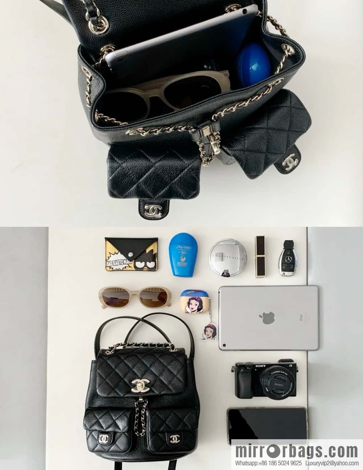 CHANEL 23P new Duma shoulder leather large black 🔛 AS3860