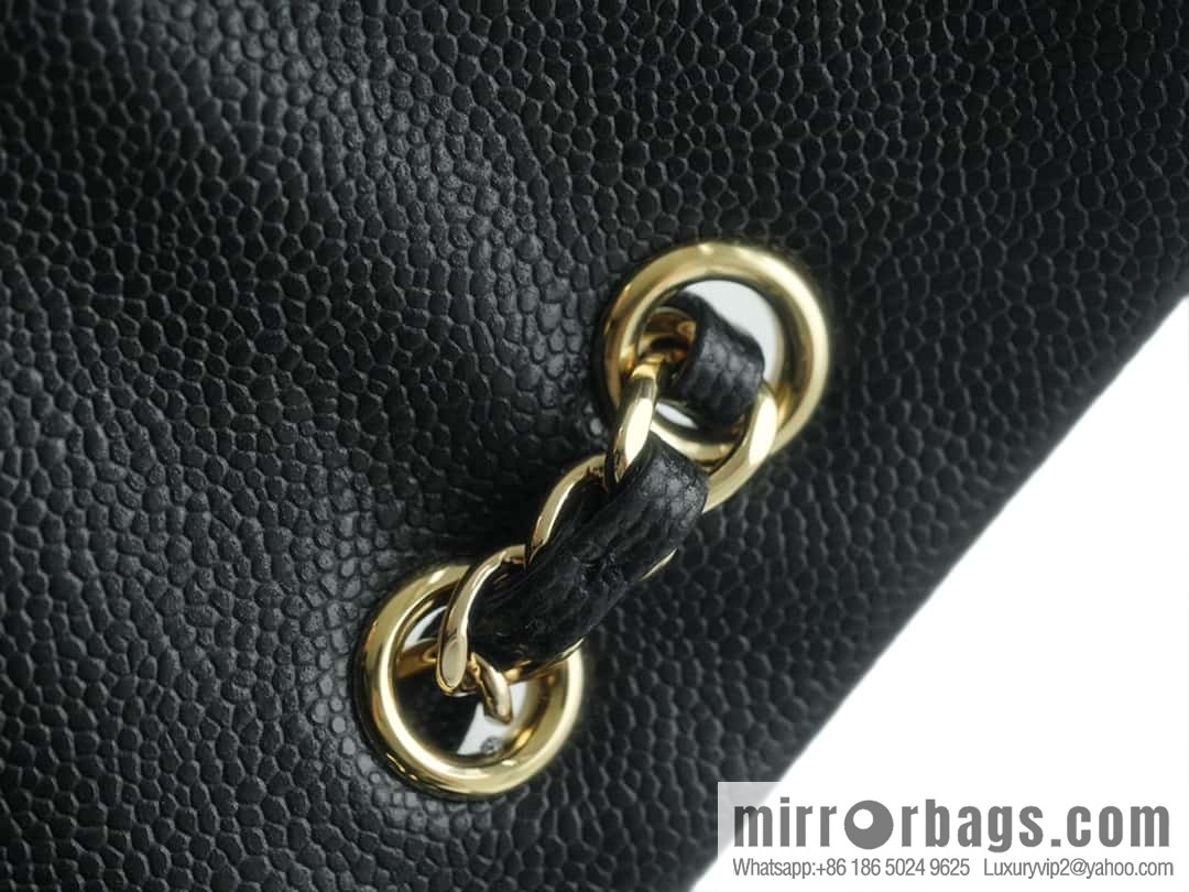 CHANEL 23P new Duma shoulder leather large black 🔛 AS3860