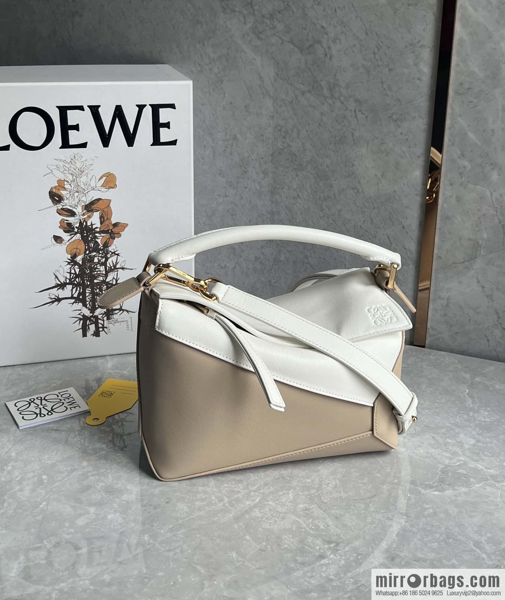 LOEWE latest practice puzzle milk white spell 0681