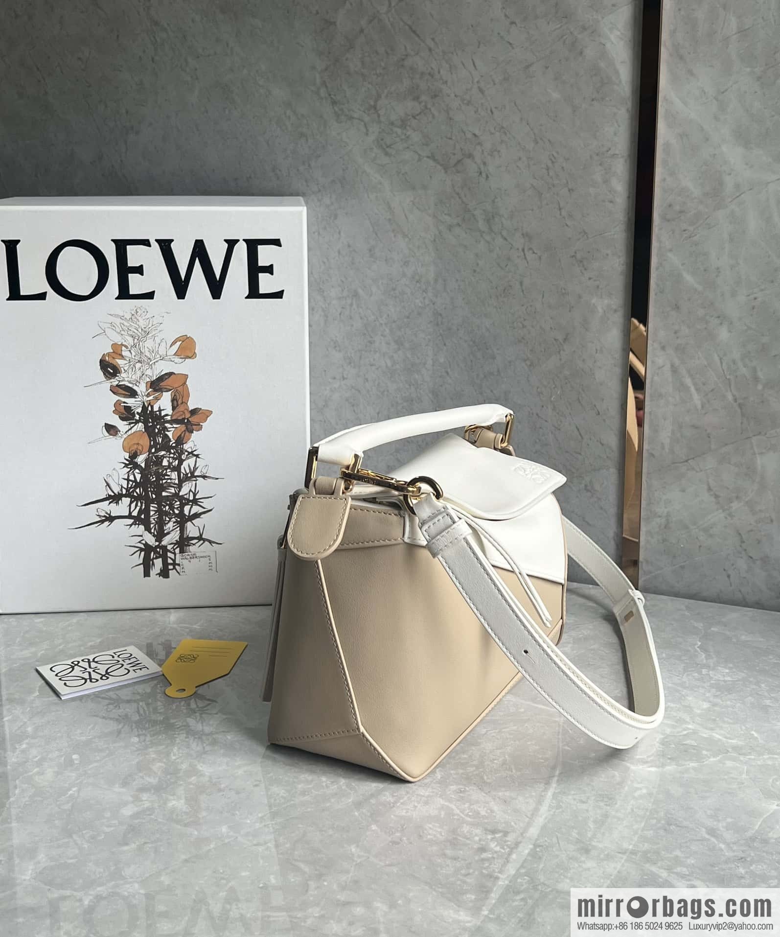 LOEWE latest practice puzzle milk white spell 0681