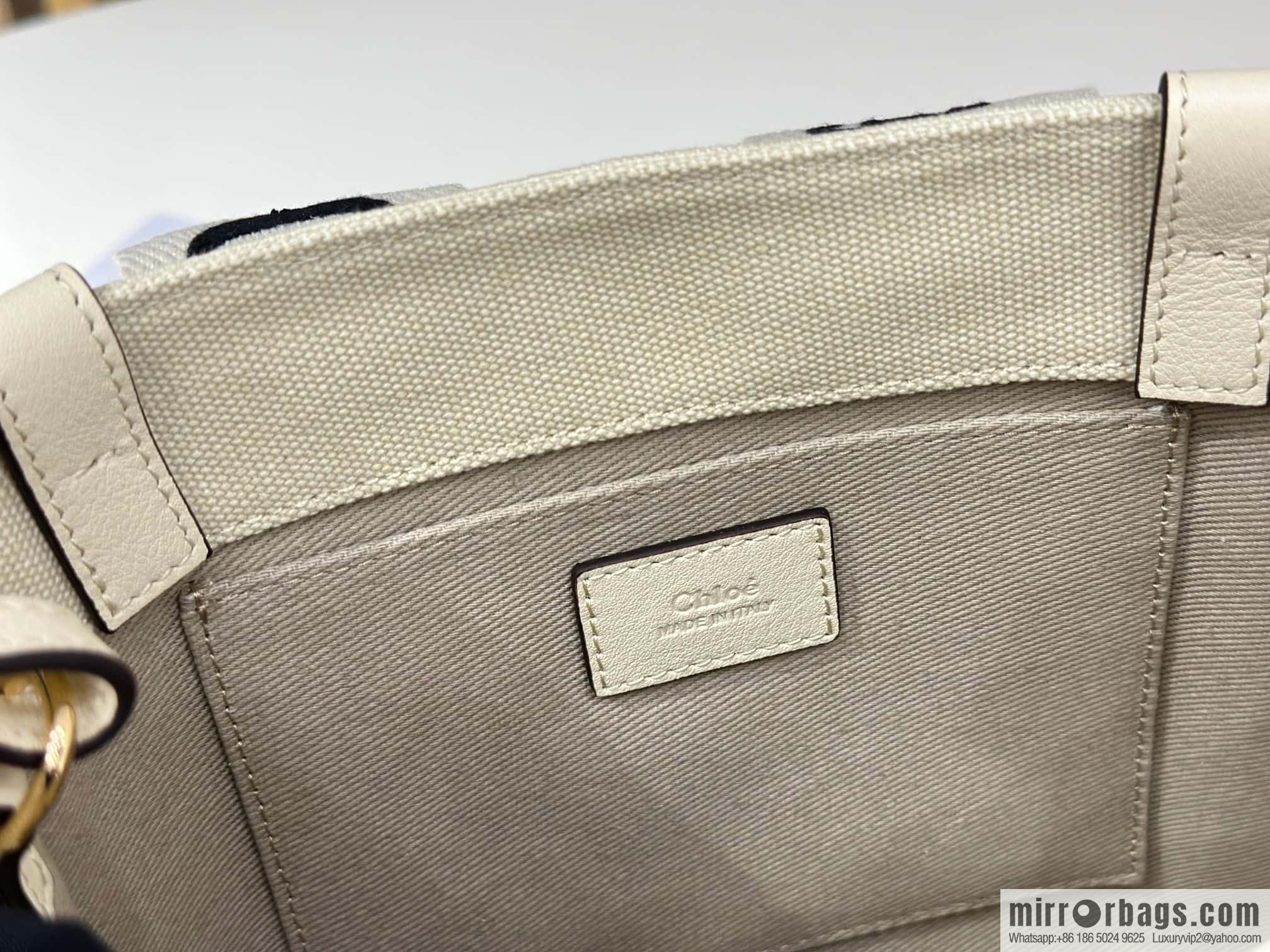 Chloe 24-year limited series new Woody tote bag, small 26CM.