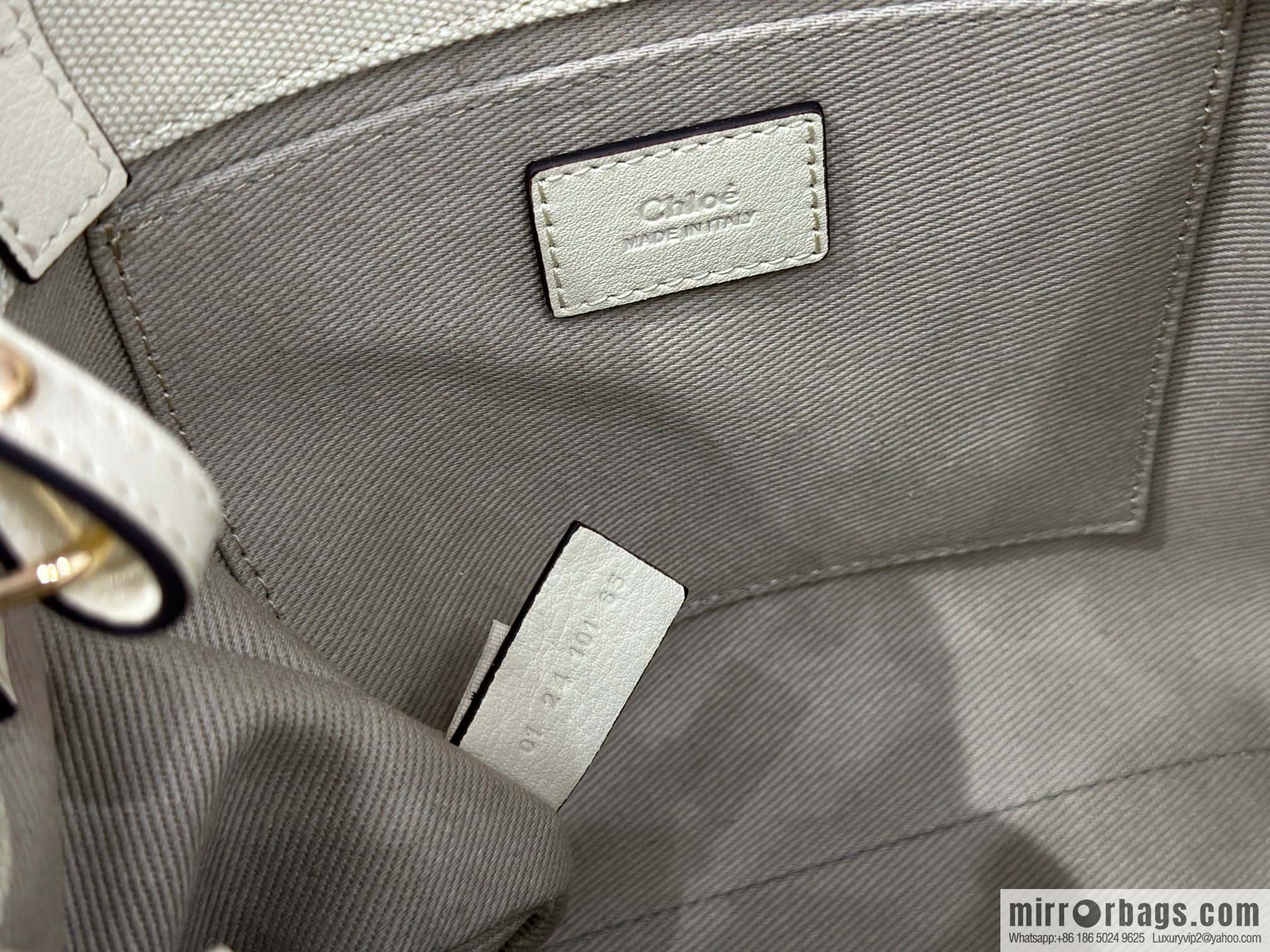 Chloe 24-year limited series new Woody tote bag, small 26CM.