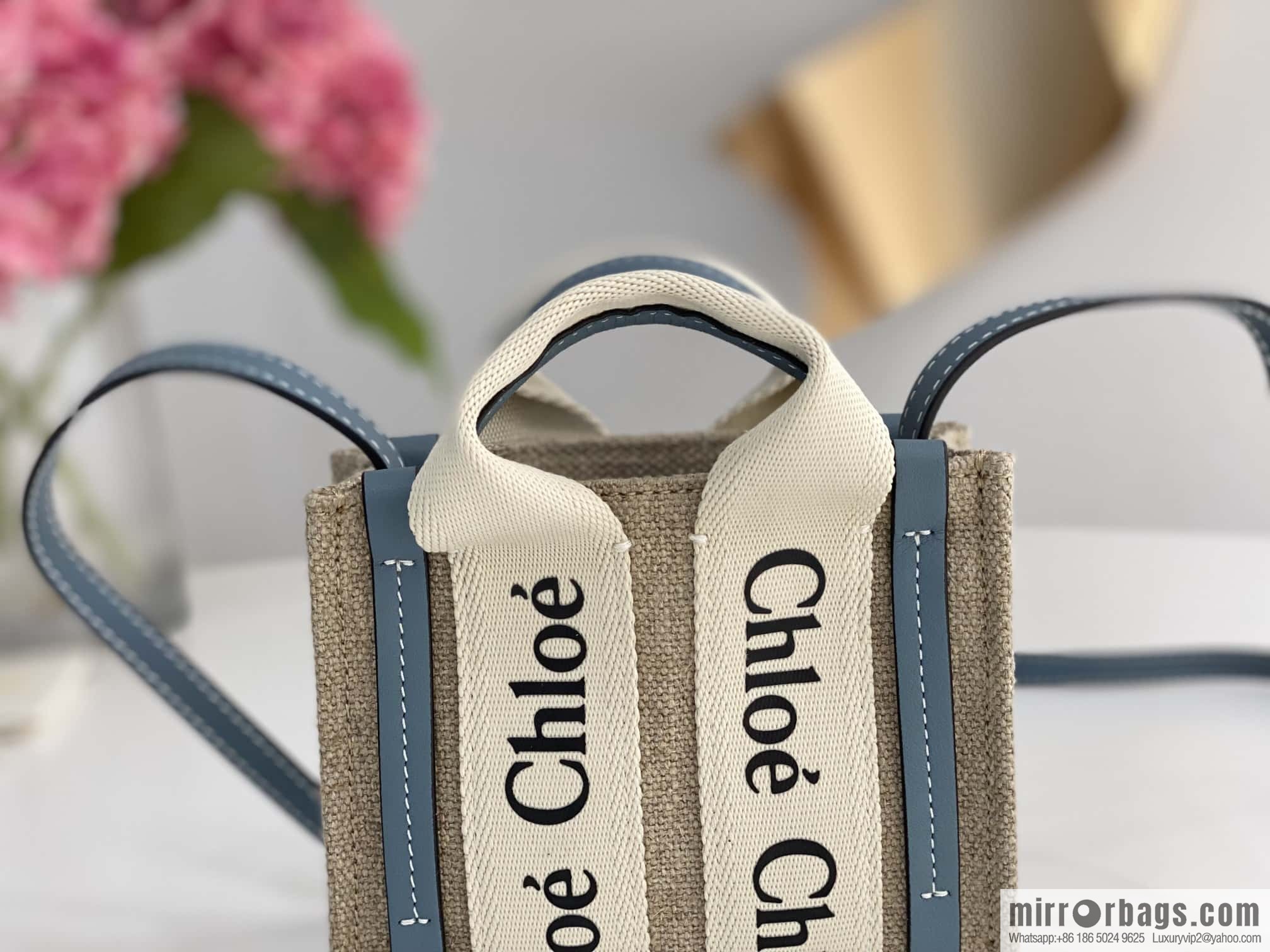 Chloe Nano-Super mini bag 14CM haze blue