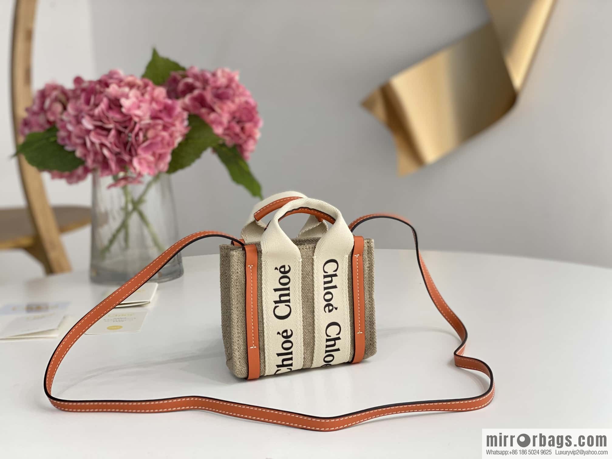 Chloe Nano - Super mini bag 14CM orange