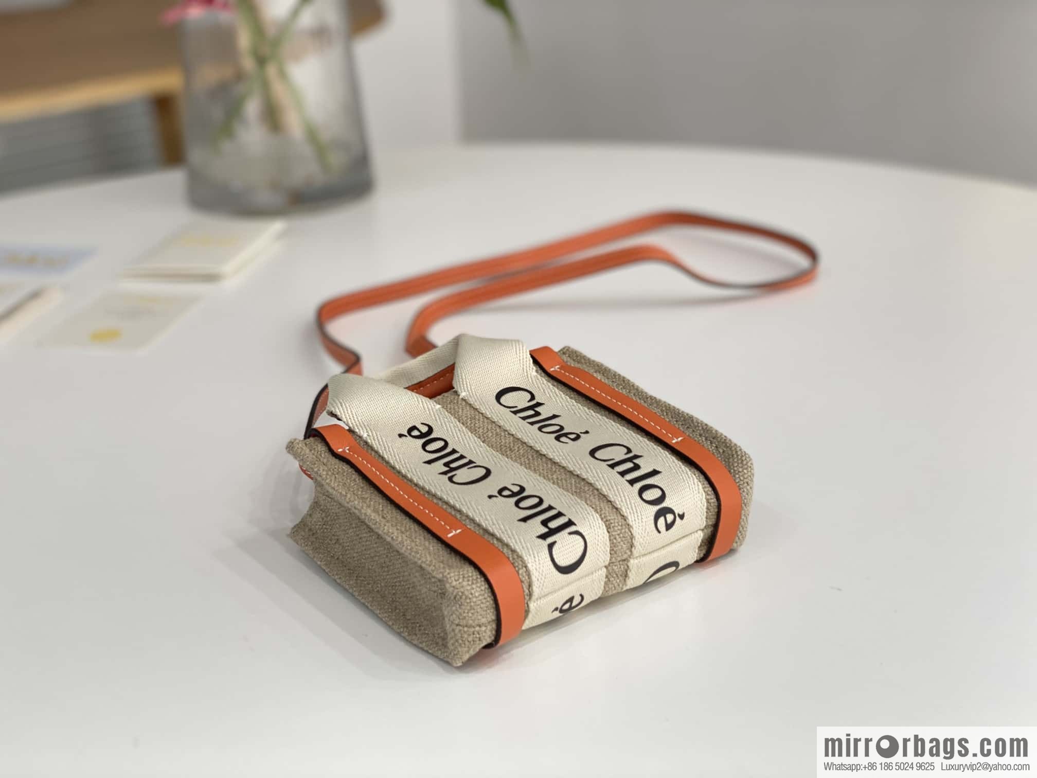 Chloe Nano - Super mini bag 14CM orange
