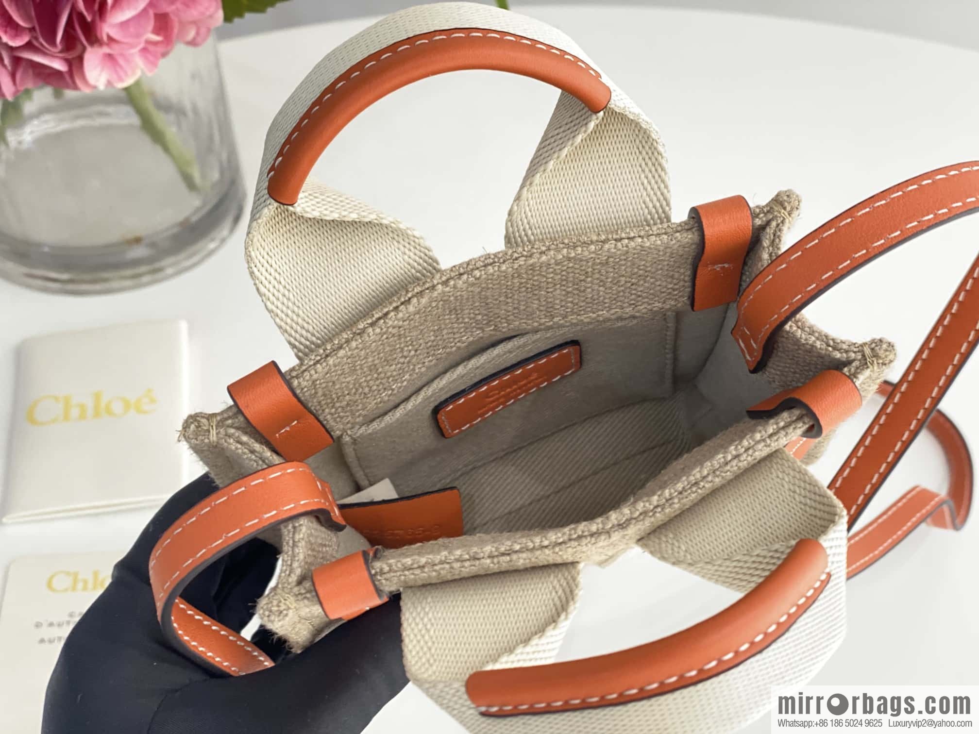 Chloe Nano - Super mini bag 14CM orange