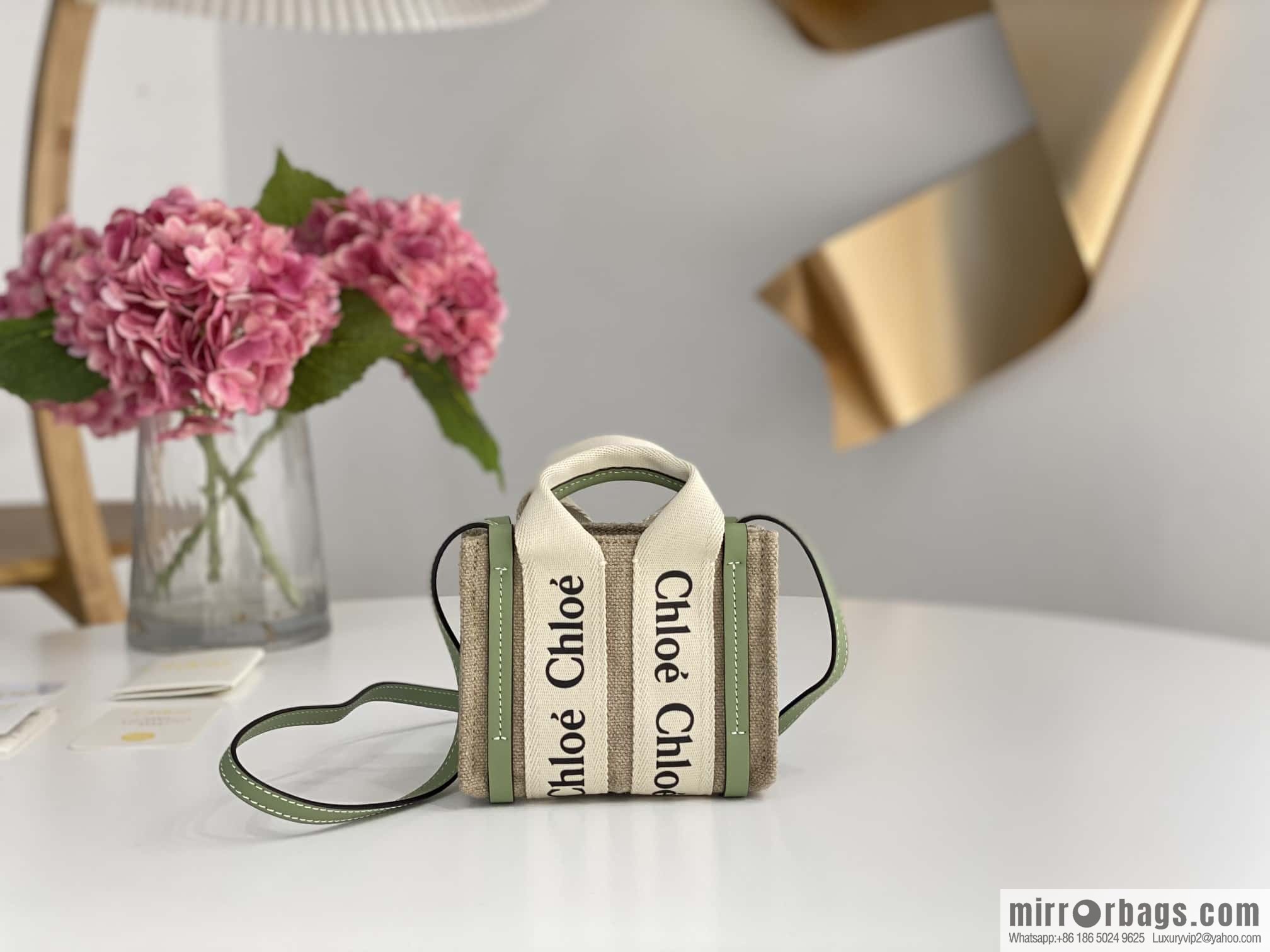 Chloe Nano - Super mini bag 14CM avocado green