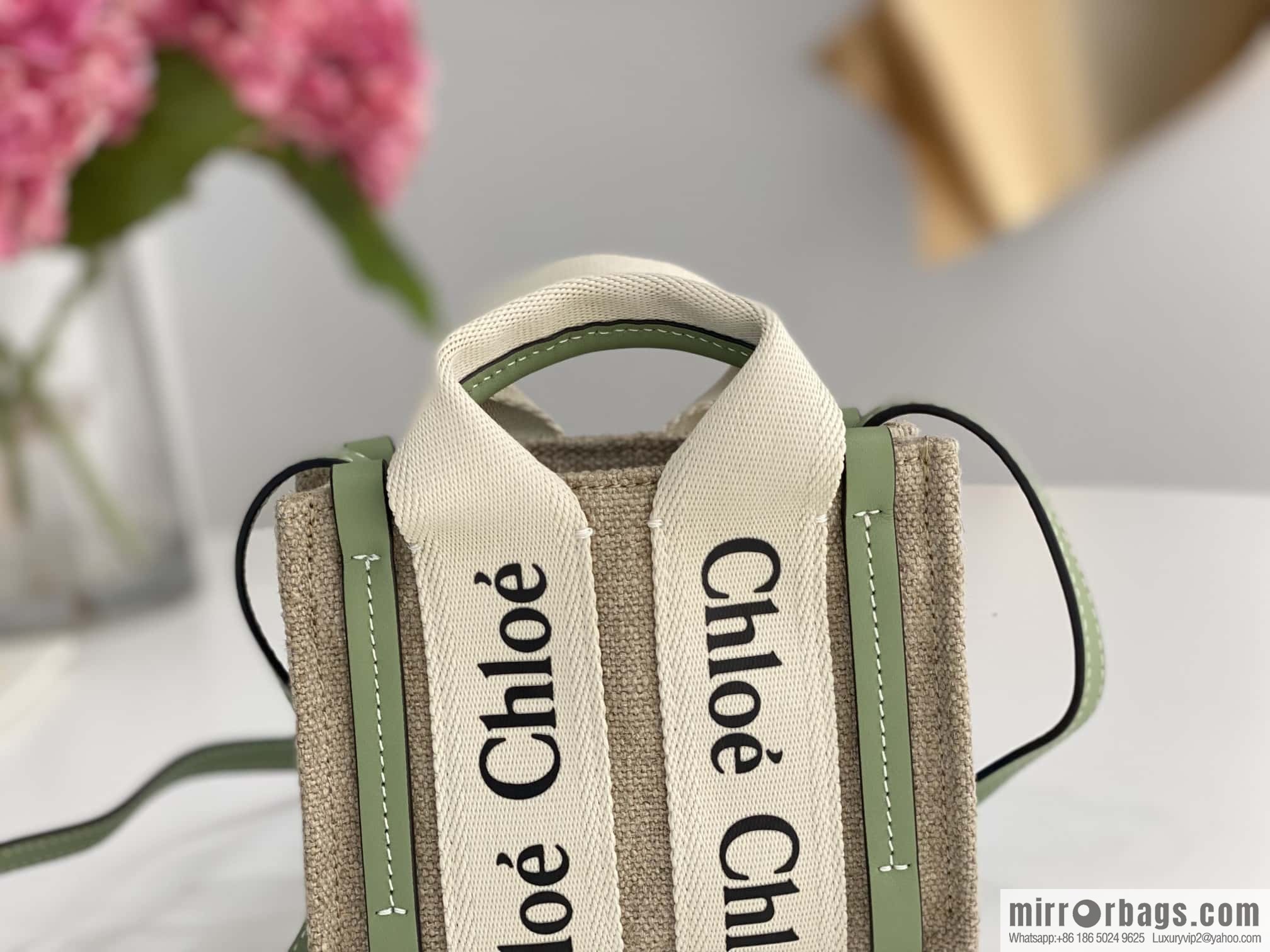 Chloe Nano - Super mini bag 14CM avocado green