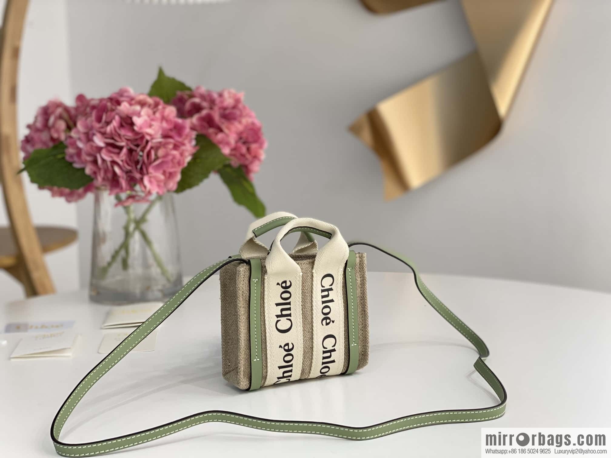 Chloe Nano - Super mini bag 14CM avocado green