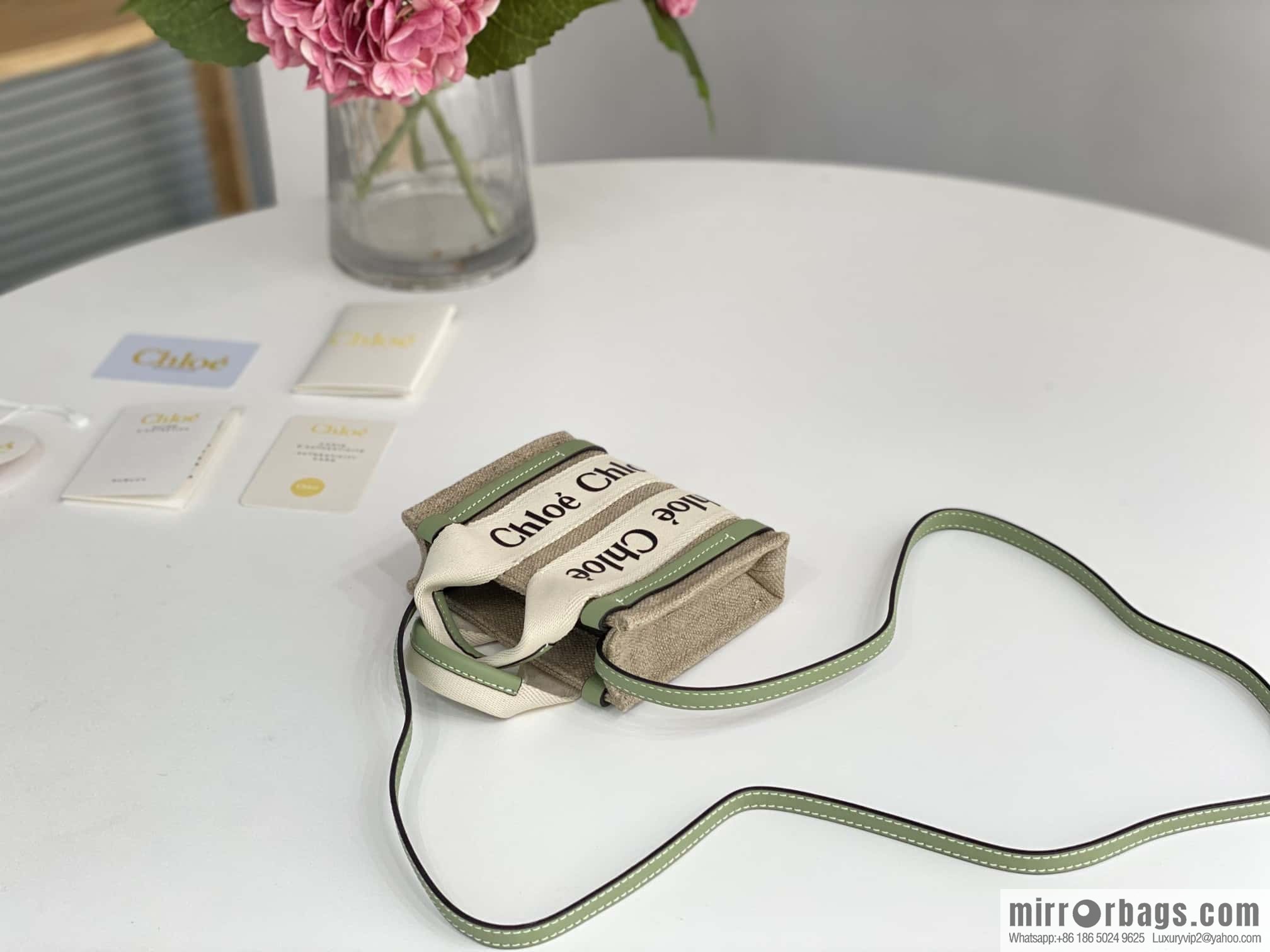 Chloe Nano - Super mini bag 14CM avocado green