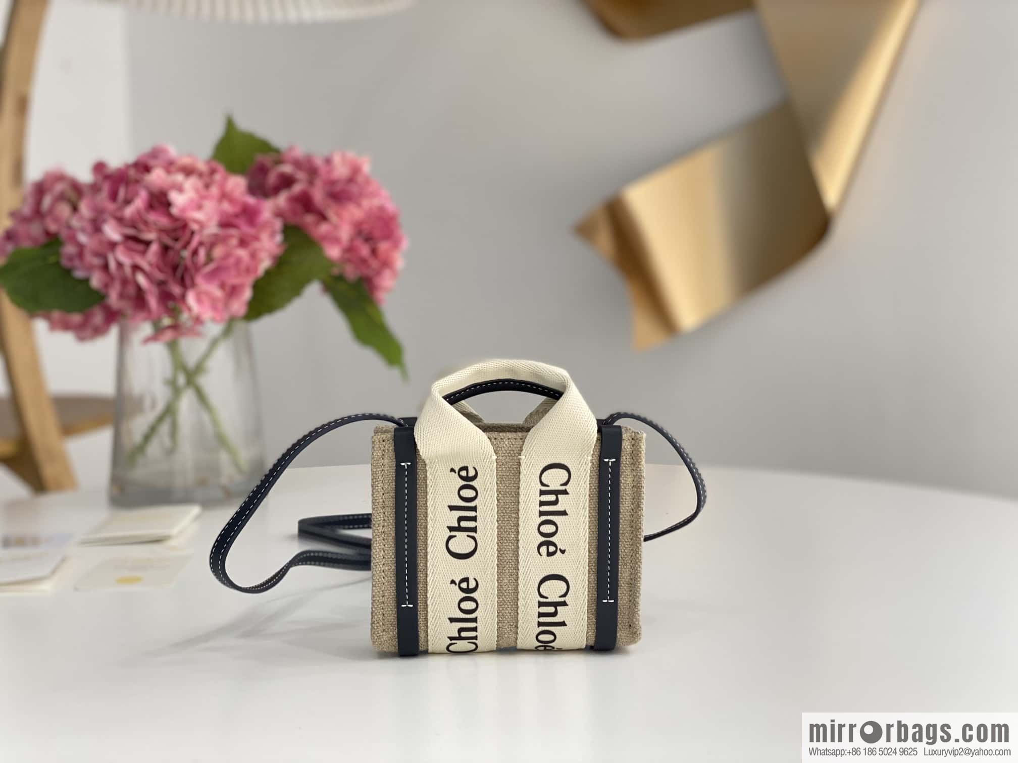 Chloe Nano - Super mini bag 14CM midnight blue
