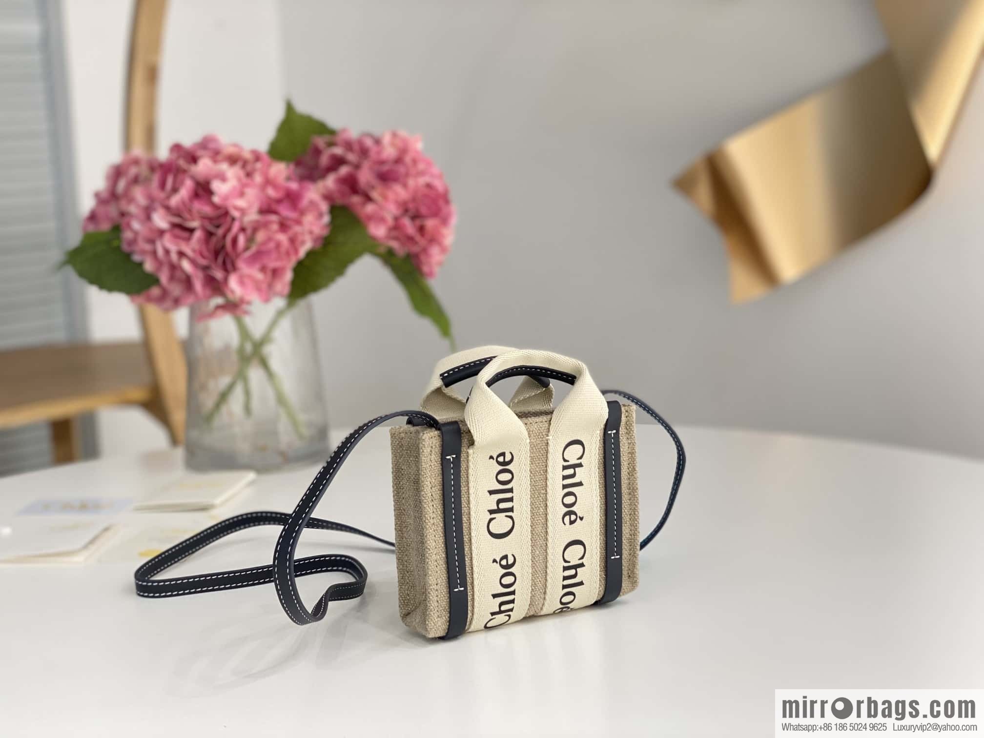 Chloe Nano - Super mini bag 14CM midnight blue