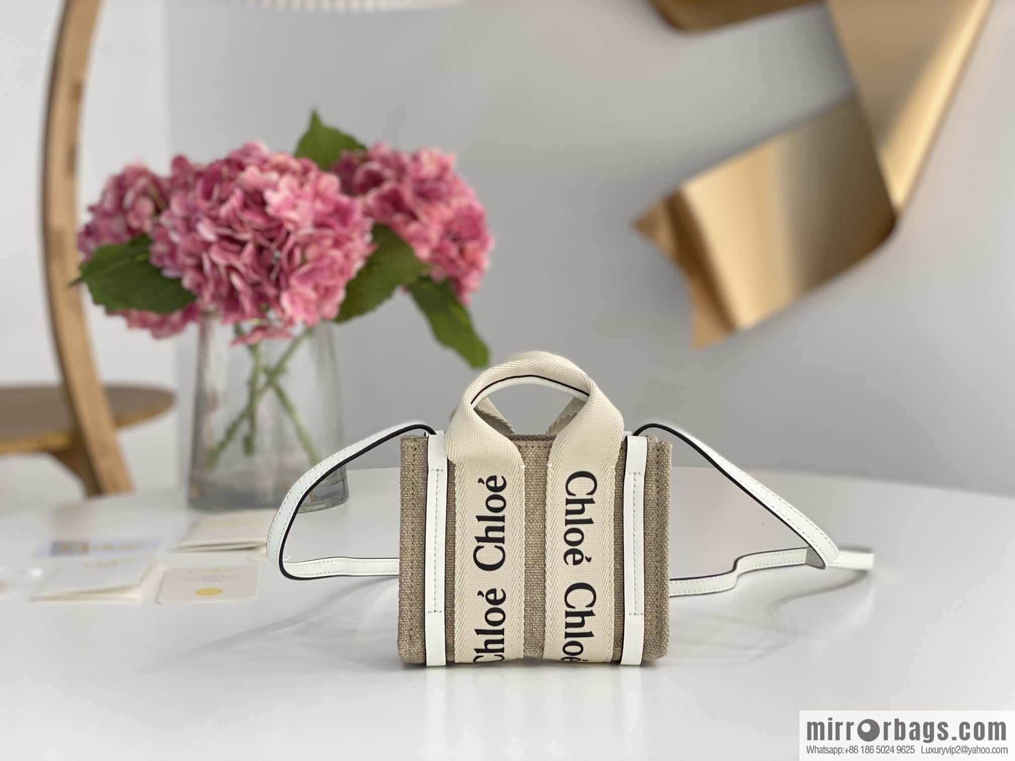 Chloe Nano - Super mini bag 14CM white