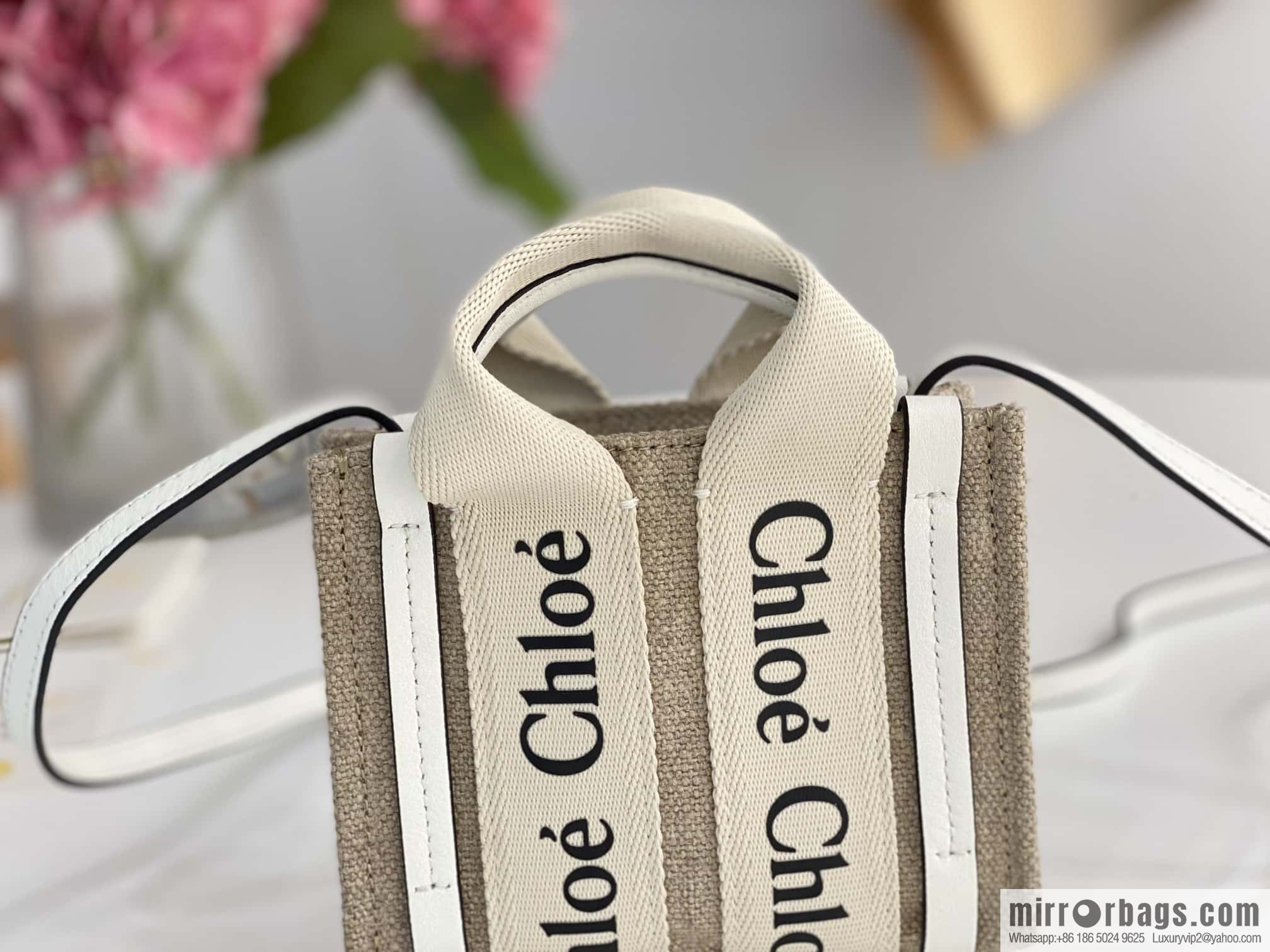 Chloe Nano - Super mini bag 14CM white