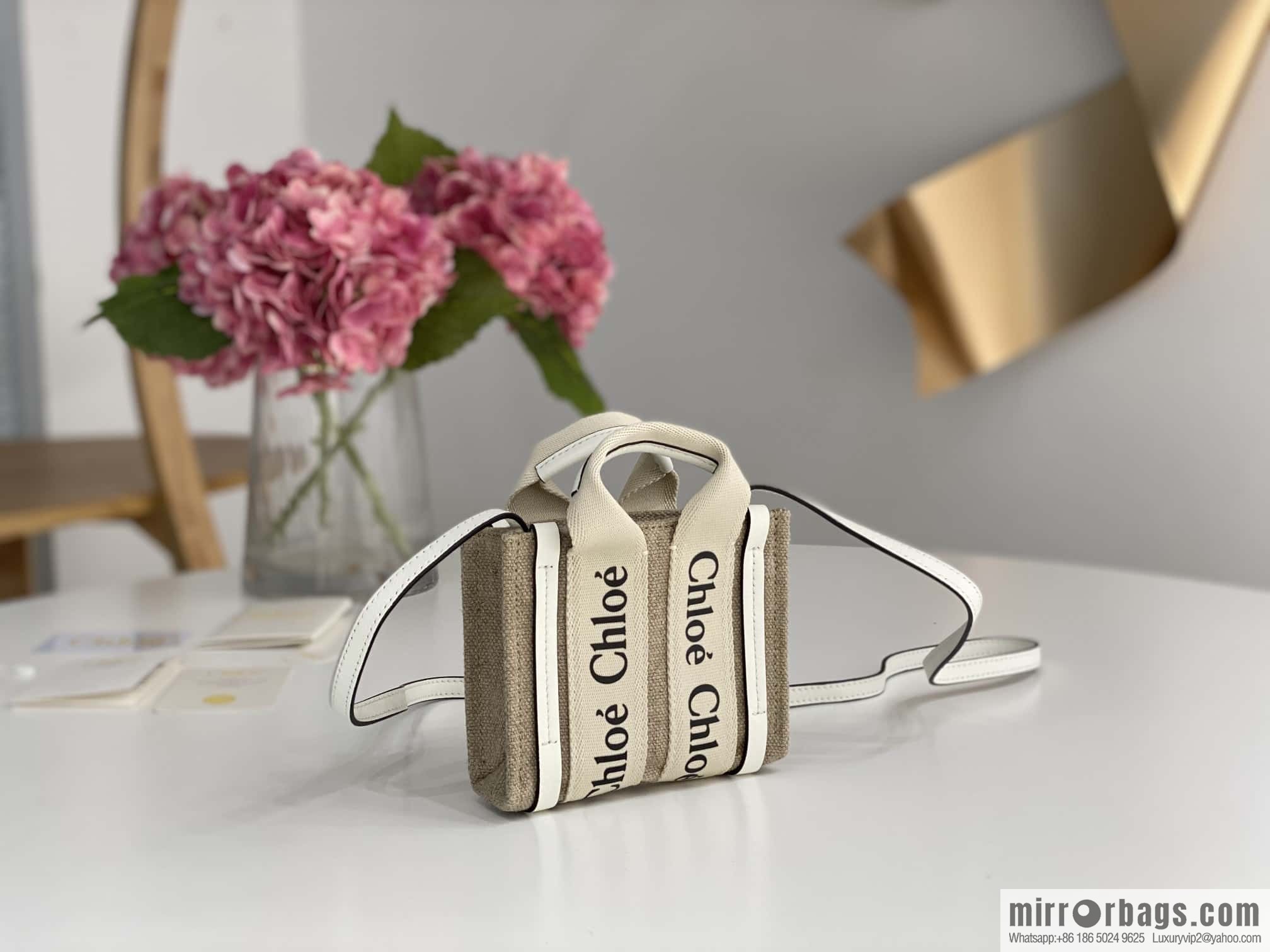 Chloe Nano - Super mini bag 14CM white