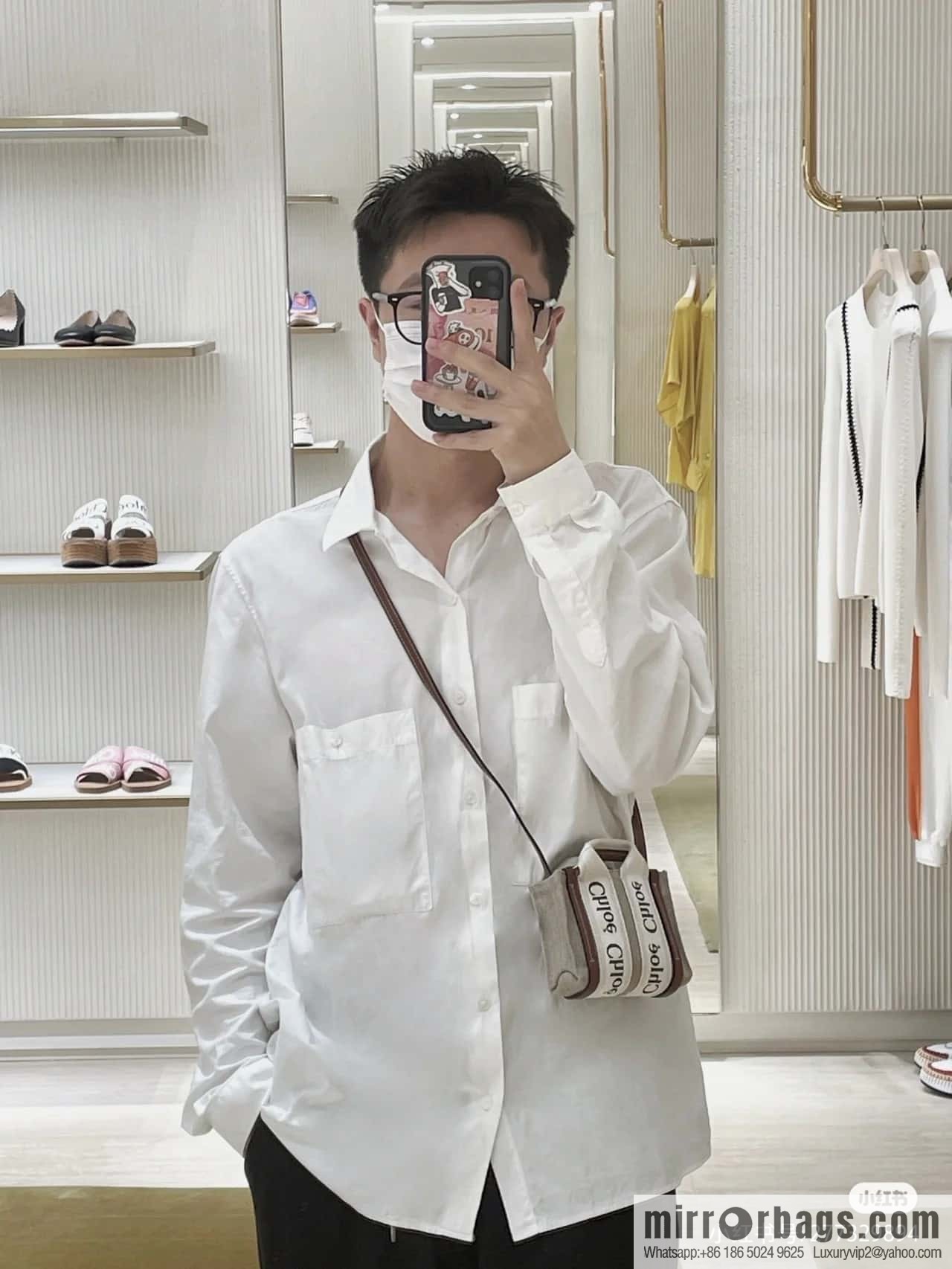 Chloe Nano - Super mini bag 14CM brown
