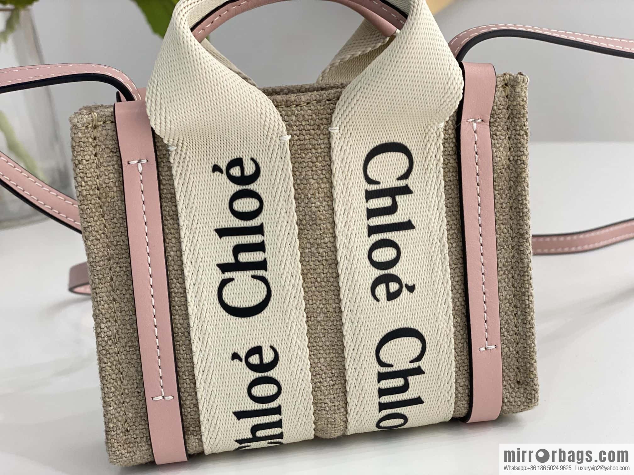 Chloe Nano - Super mini bag 14CM cherry blossom powder