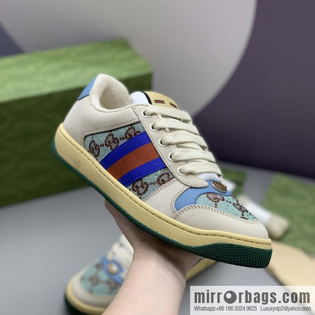 GUCCI 🔥 latest color scheme G women's small dirty shoes