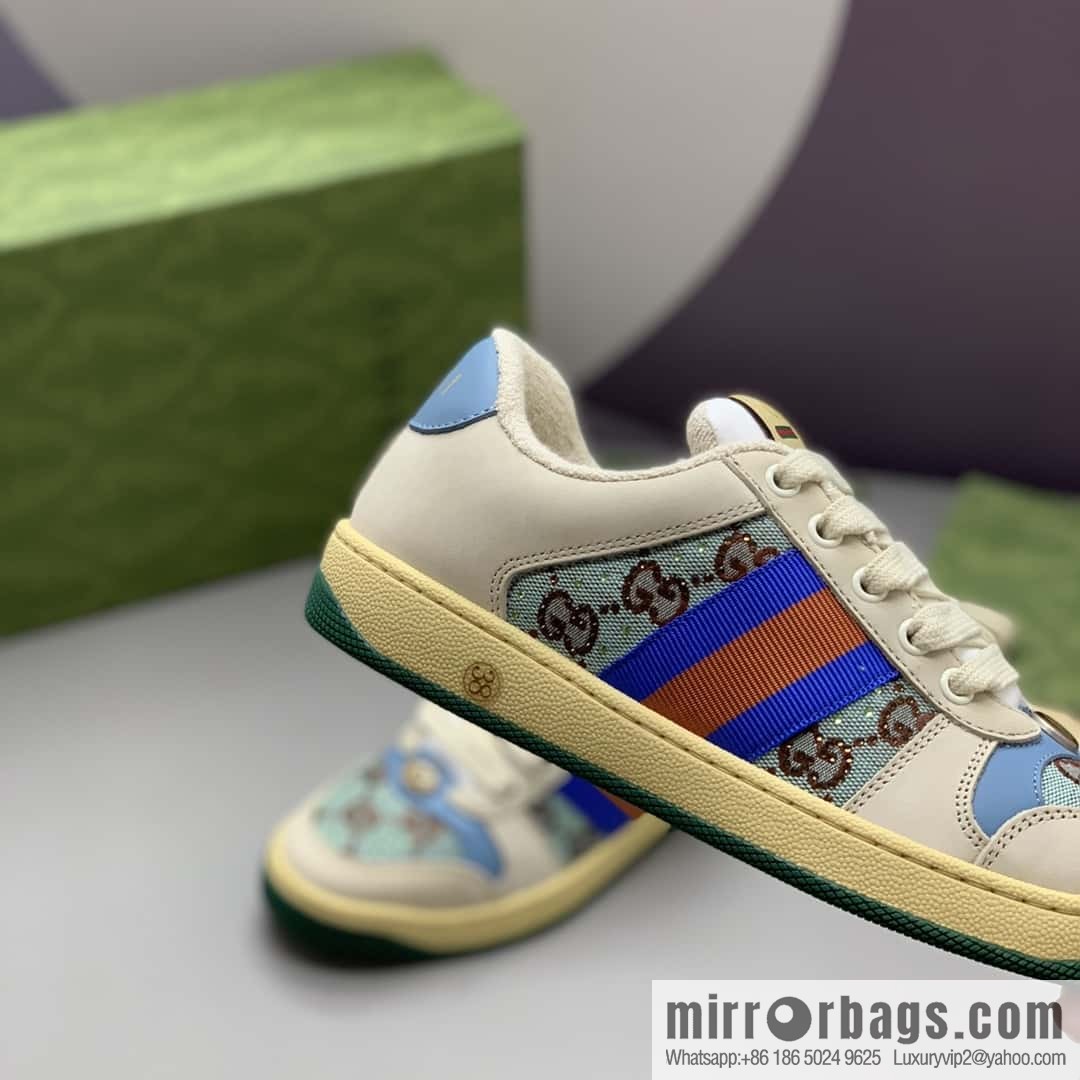 GUCCI 🔥 latest color scheme G women's small dirty shoes