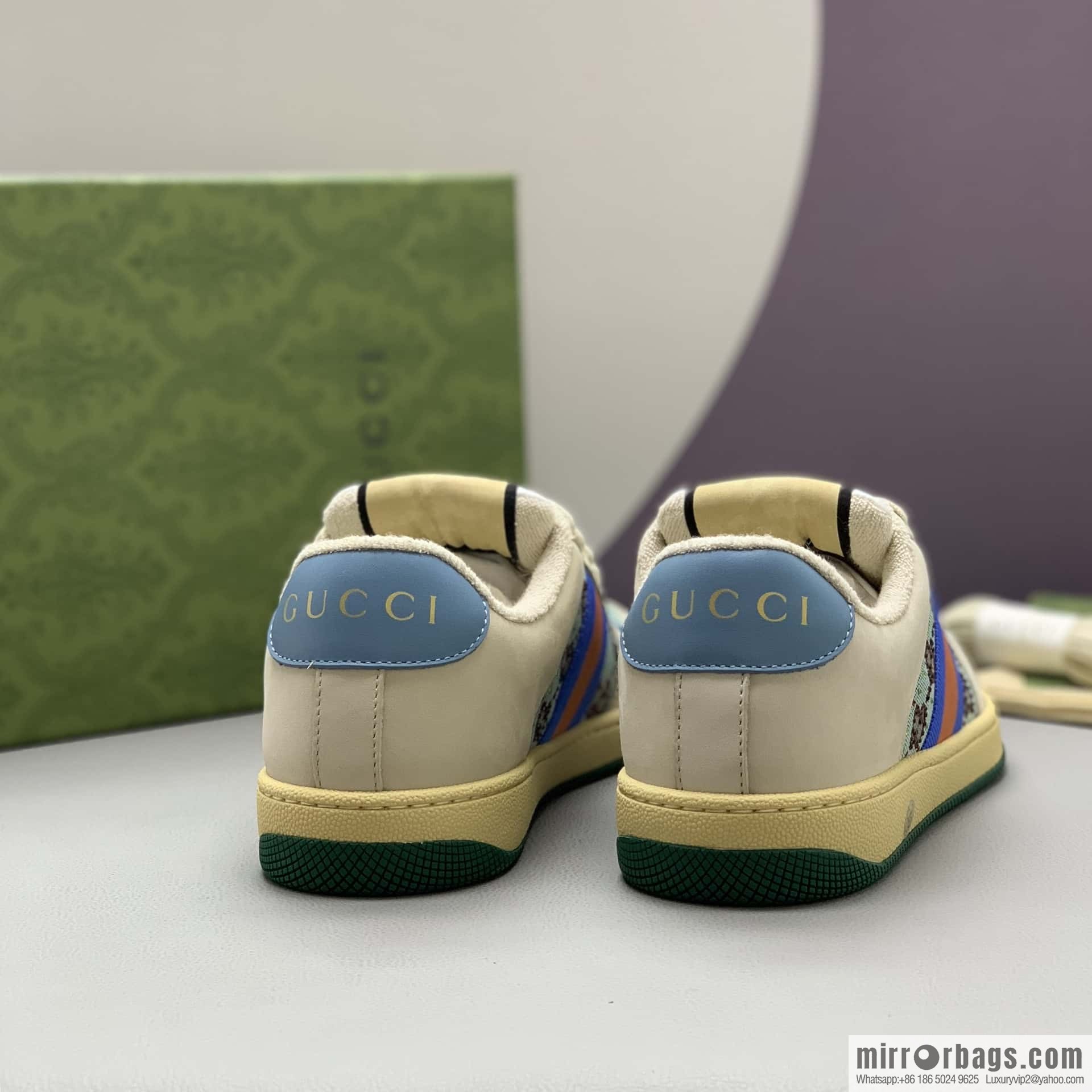 GUCCI 🔥 latest color scheme G women's small dirty shoes