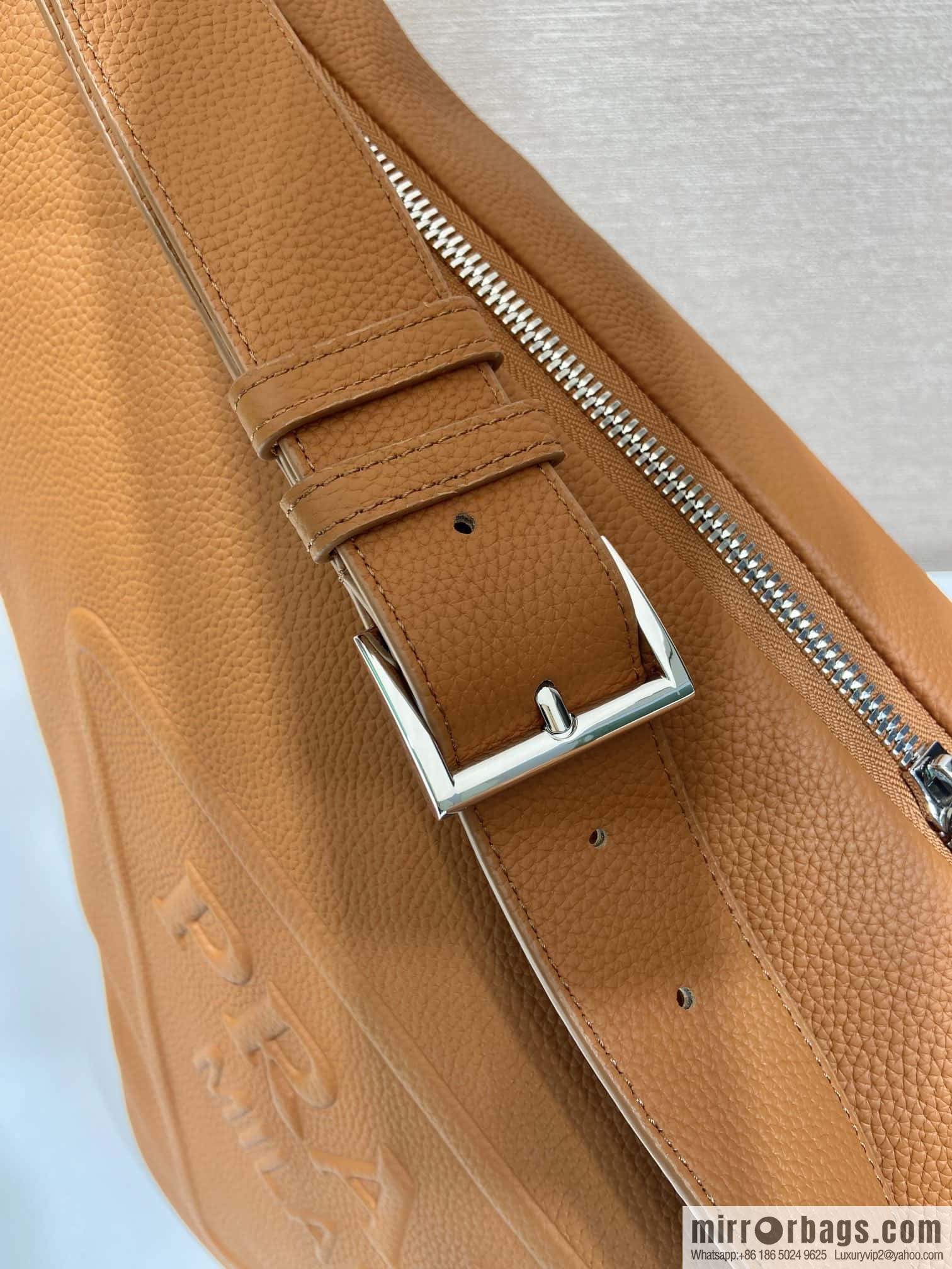 PRADA 👏 full leather big triangle bag 👏 2VY007 new color👍👍