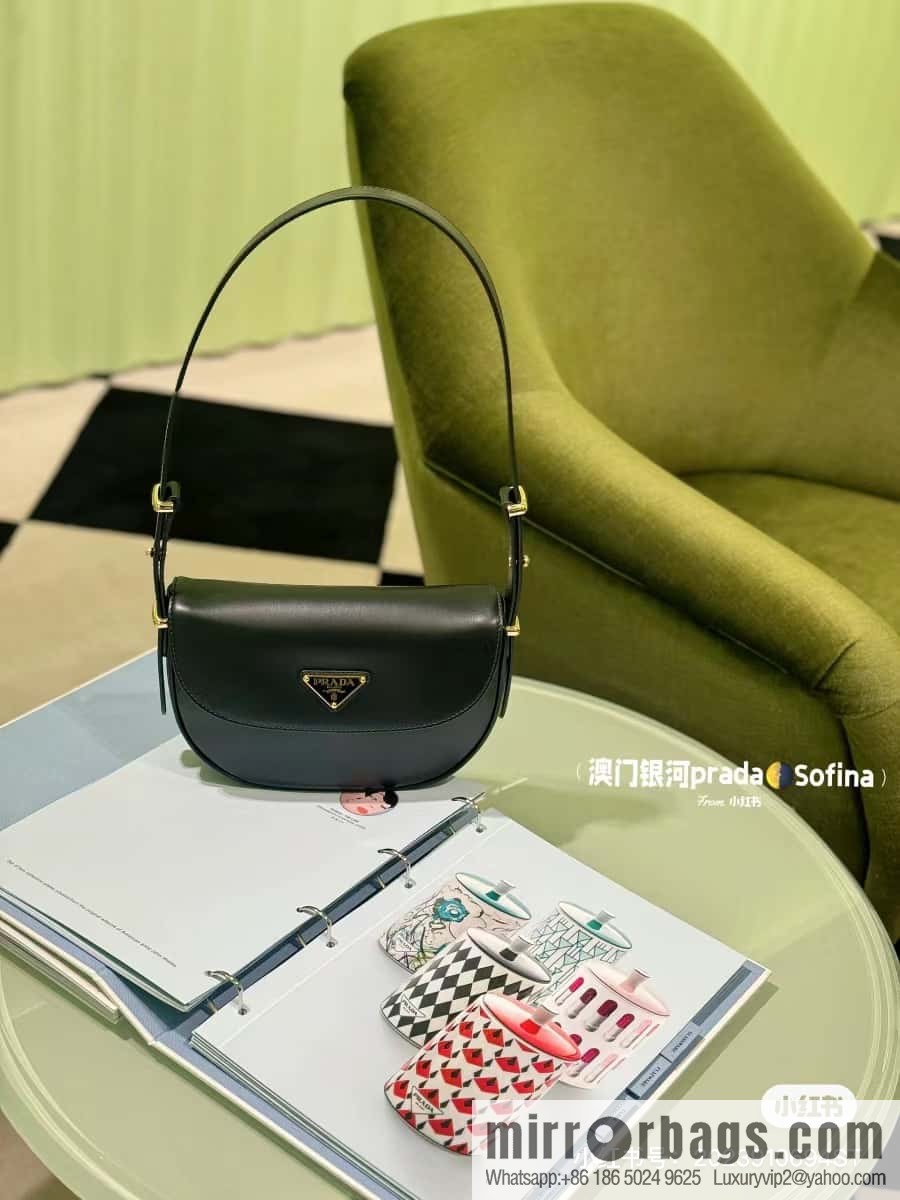 PRADA 🎉 new 🎉 1BD365 double shoulder strap 👏👏 black