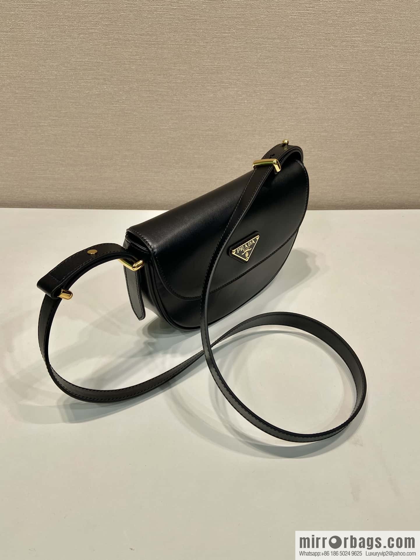 PRADA 🎉 new 🎉 1BD365 double shoulder strap 👏👏 black
