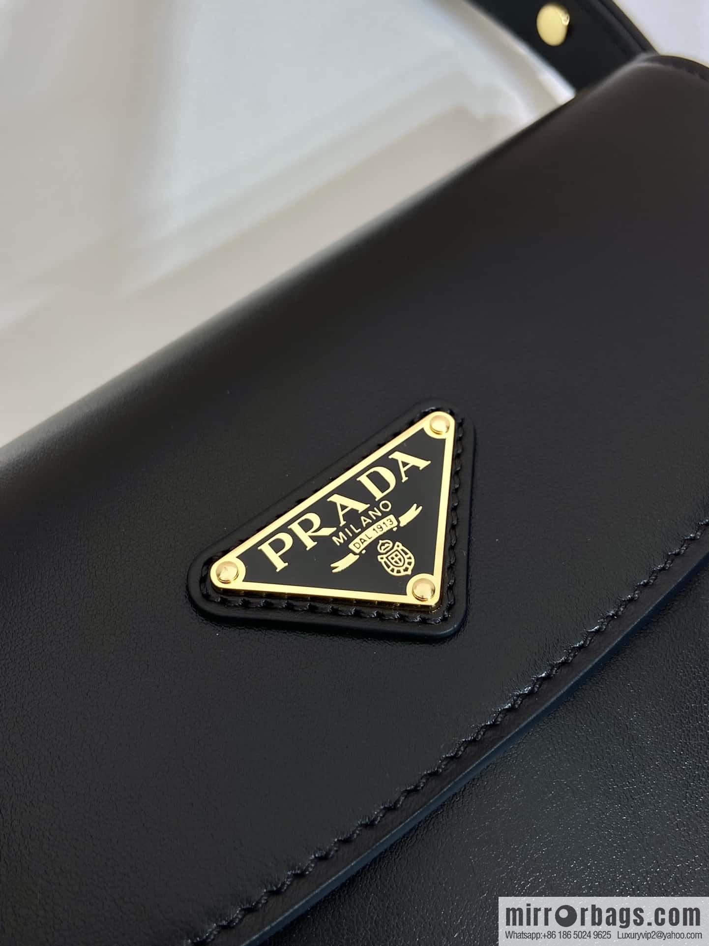 PRADA 🎉 new 🎉 1BD365 double shoulder strap 👏👏 black